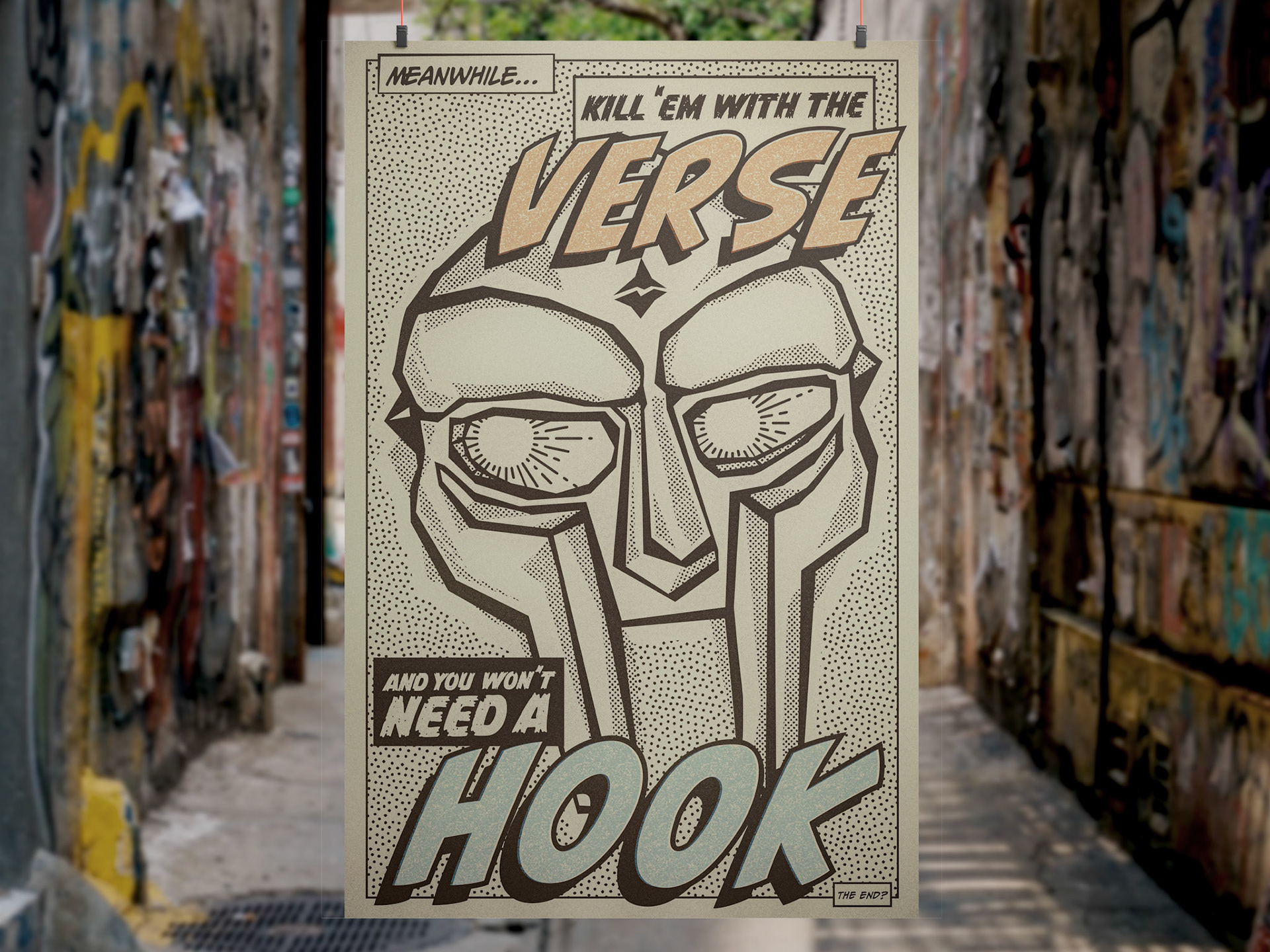 Affiche / poster MF DOOM - 2/2 