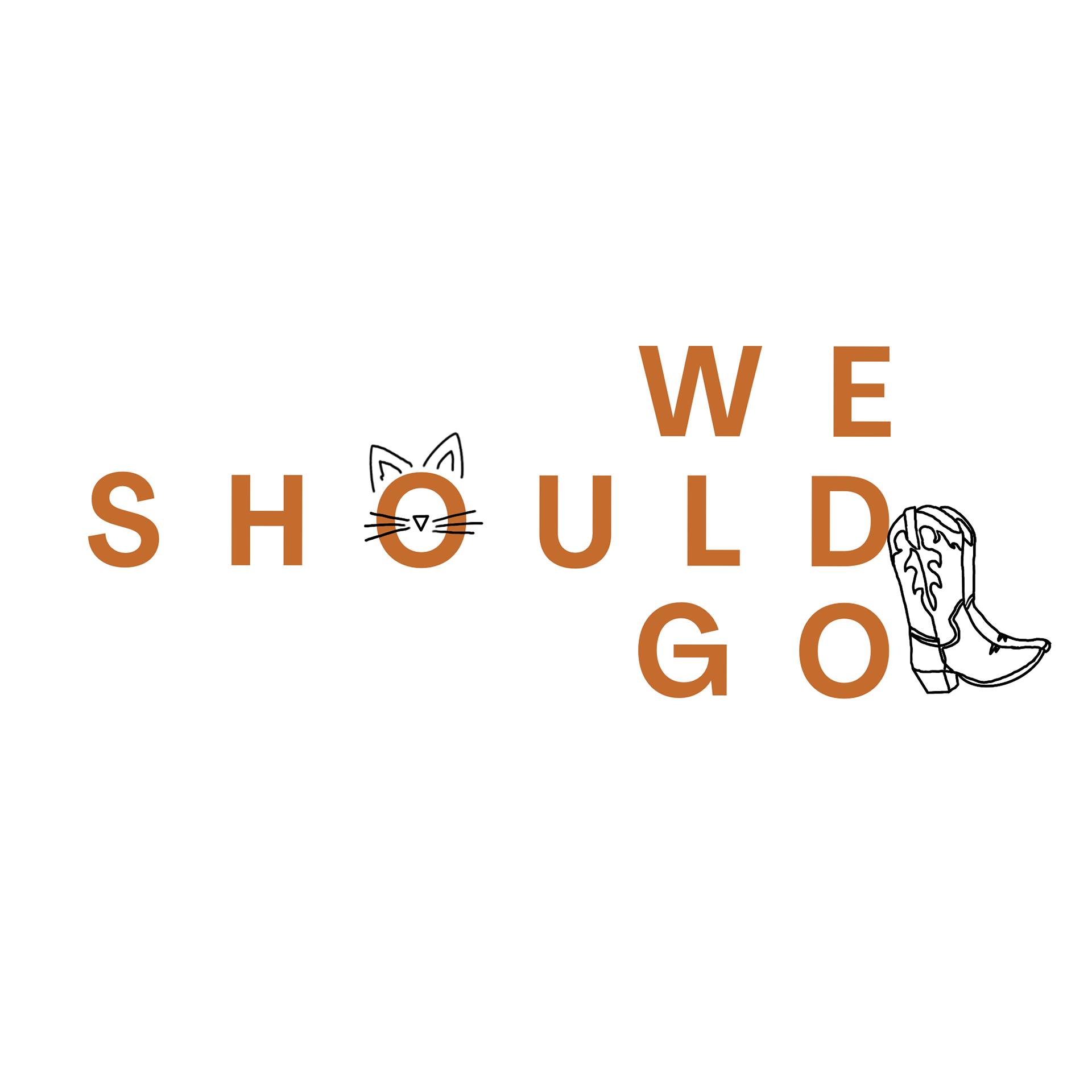 "We Should Go" logo