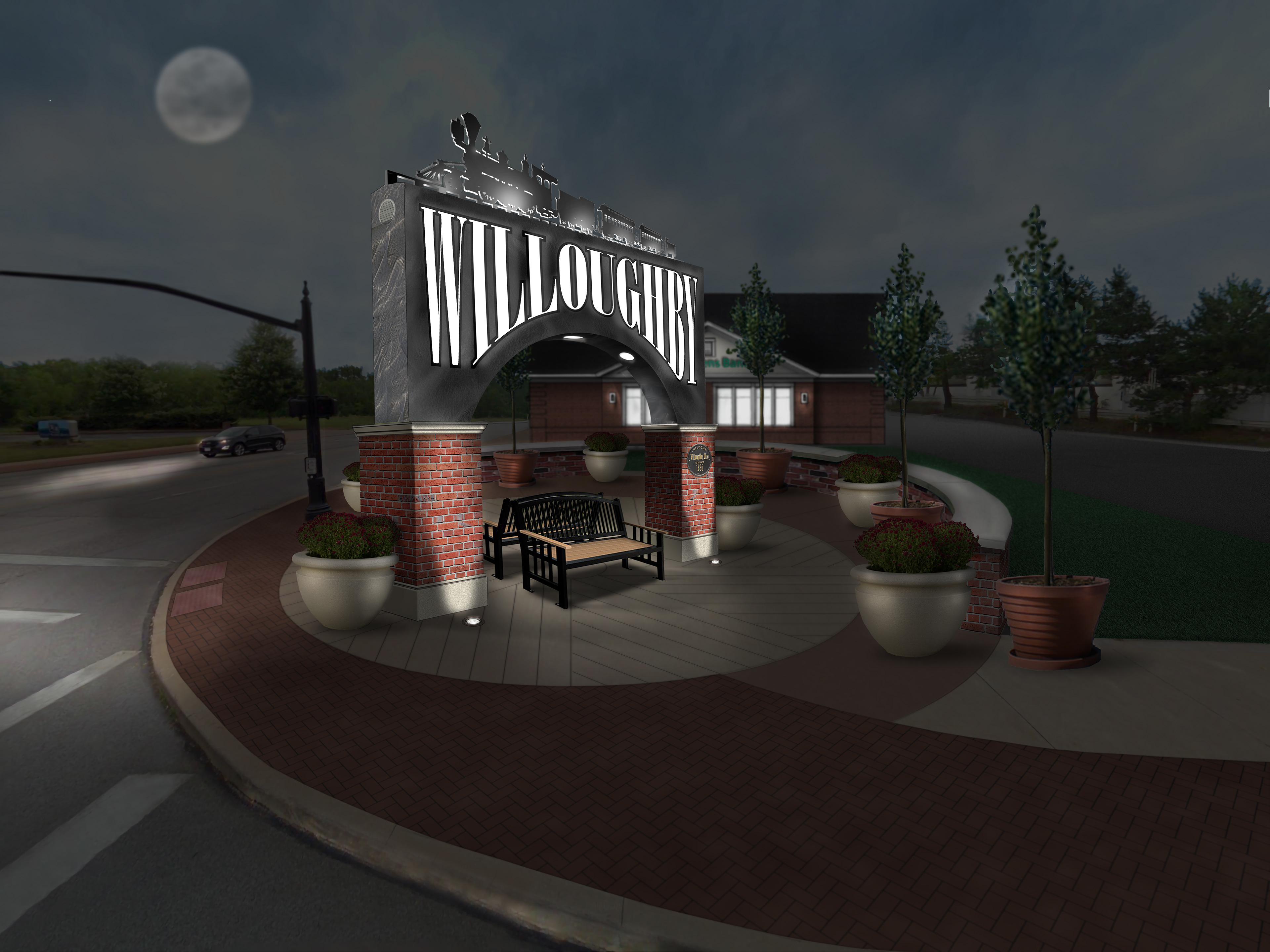 Willoughby Art & Plaza (rendering EN)