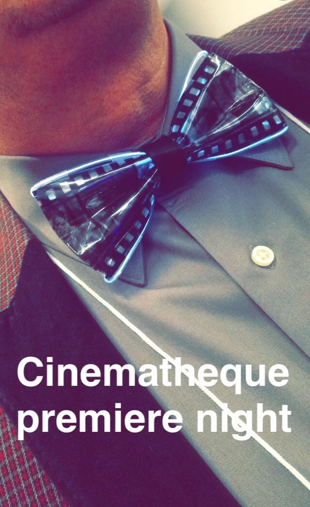 Lighted Film Bow Tie
