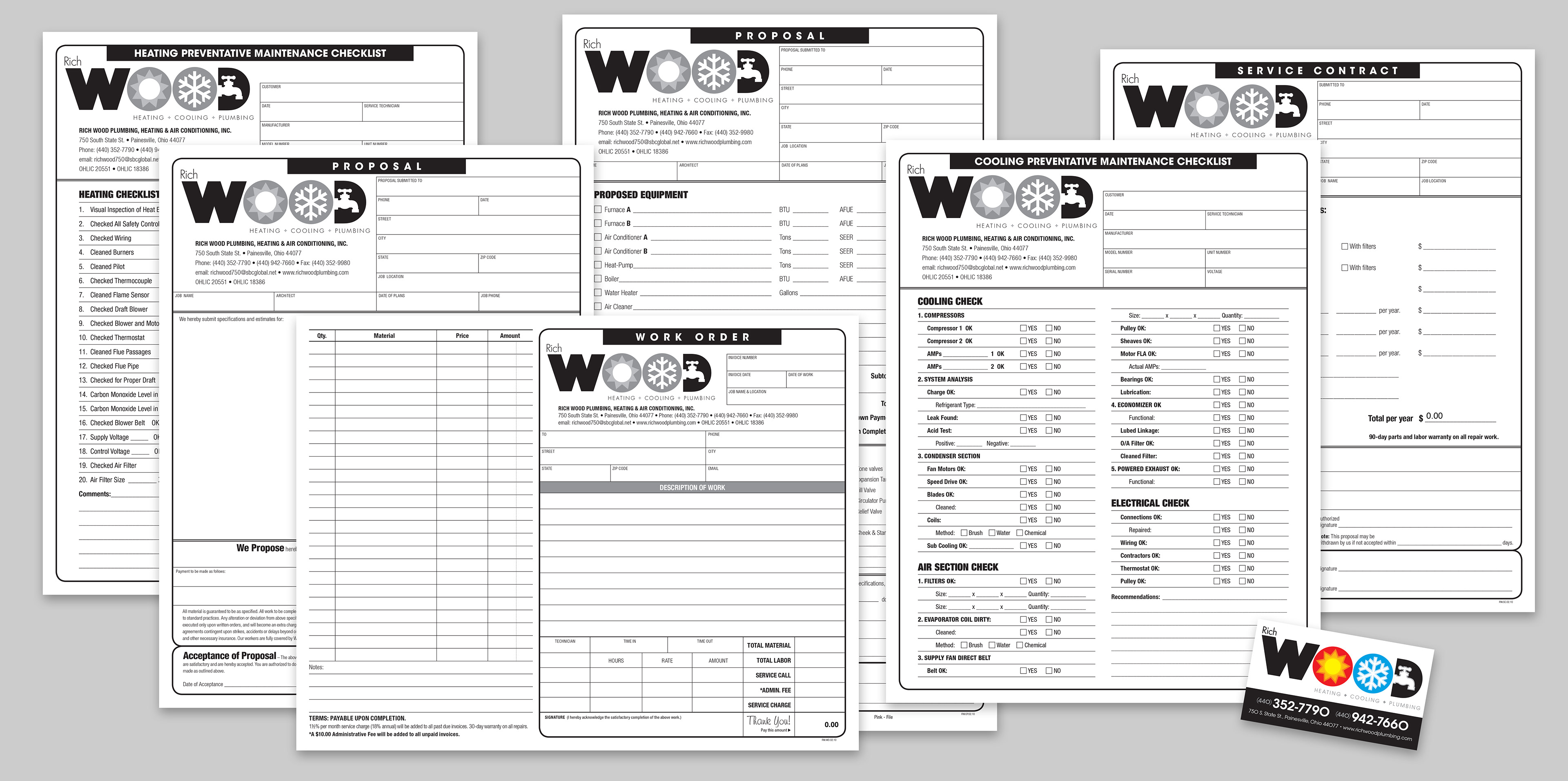 RWP - Forms and Business Card