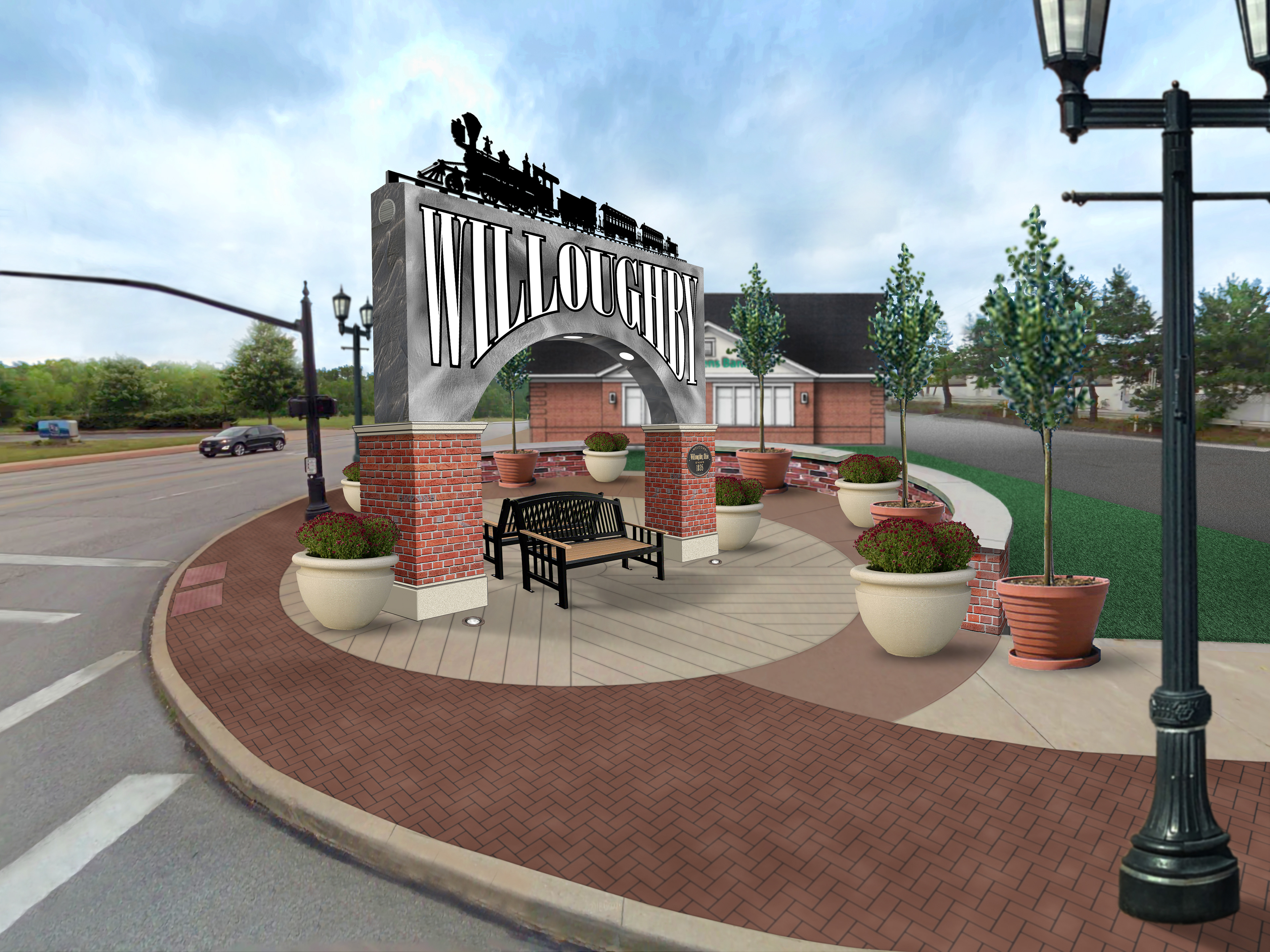 Willoughby Art & Plaza (rendering E)
