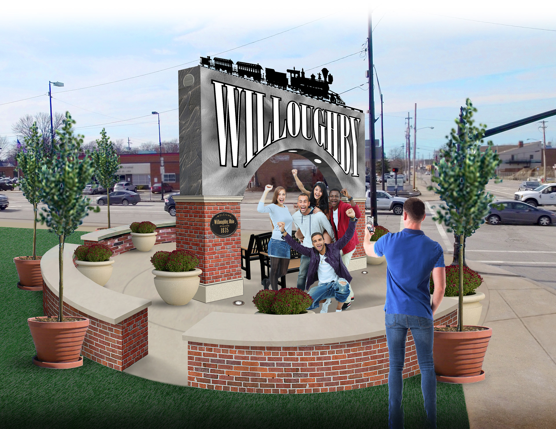 Willoughby Art & Plaza (rendering W)