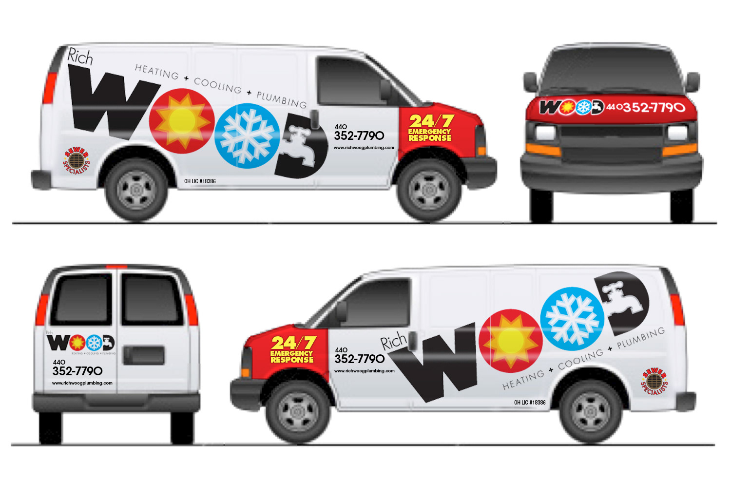 Wood Van Wrap