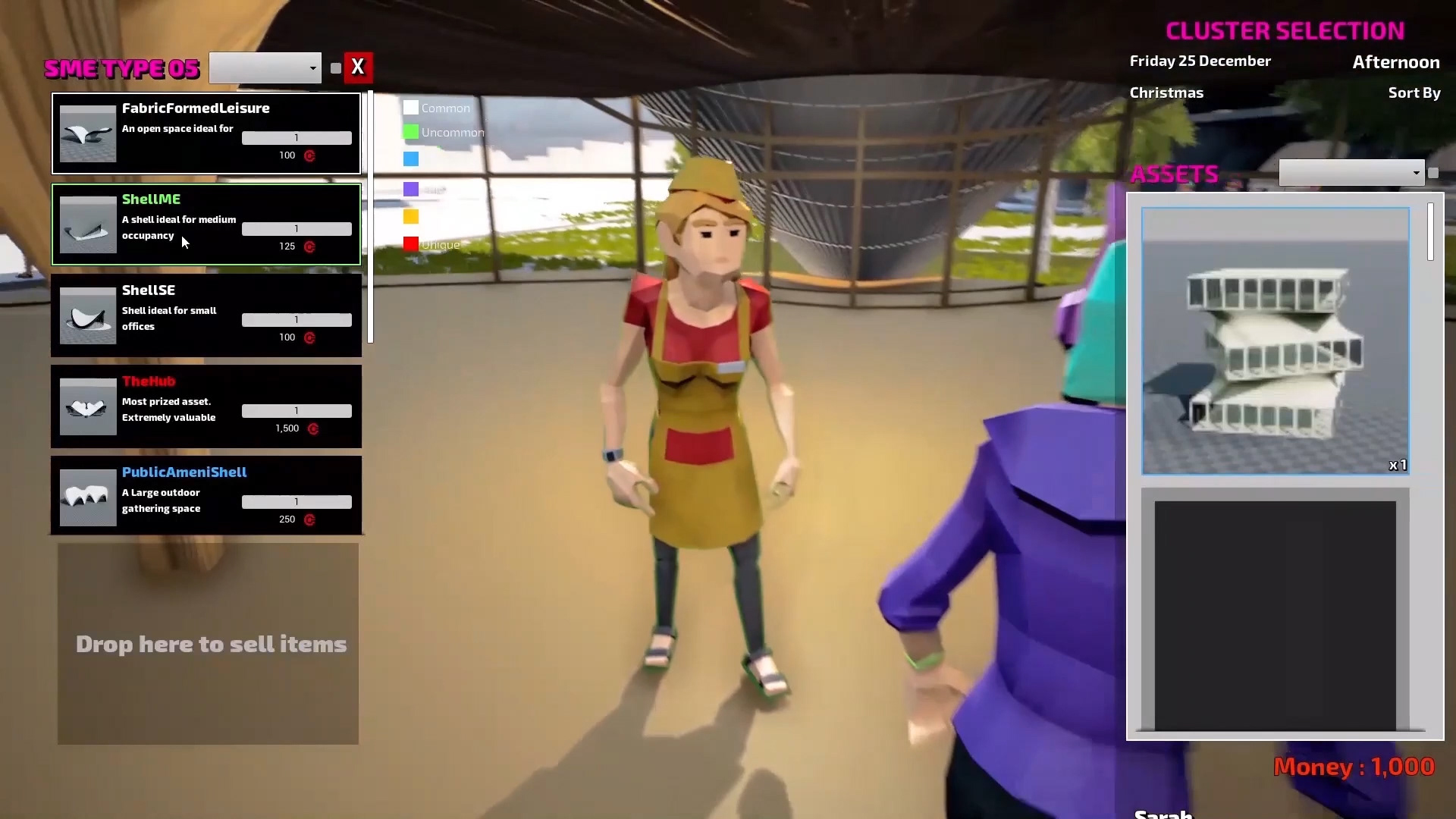 Buy assets on the marketplace