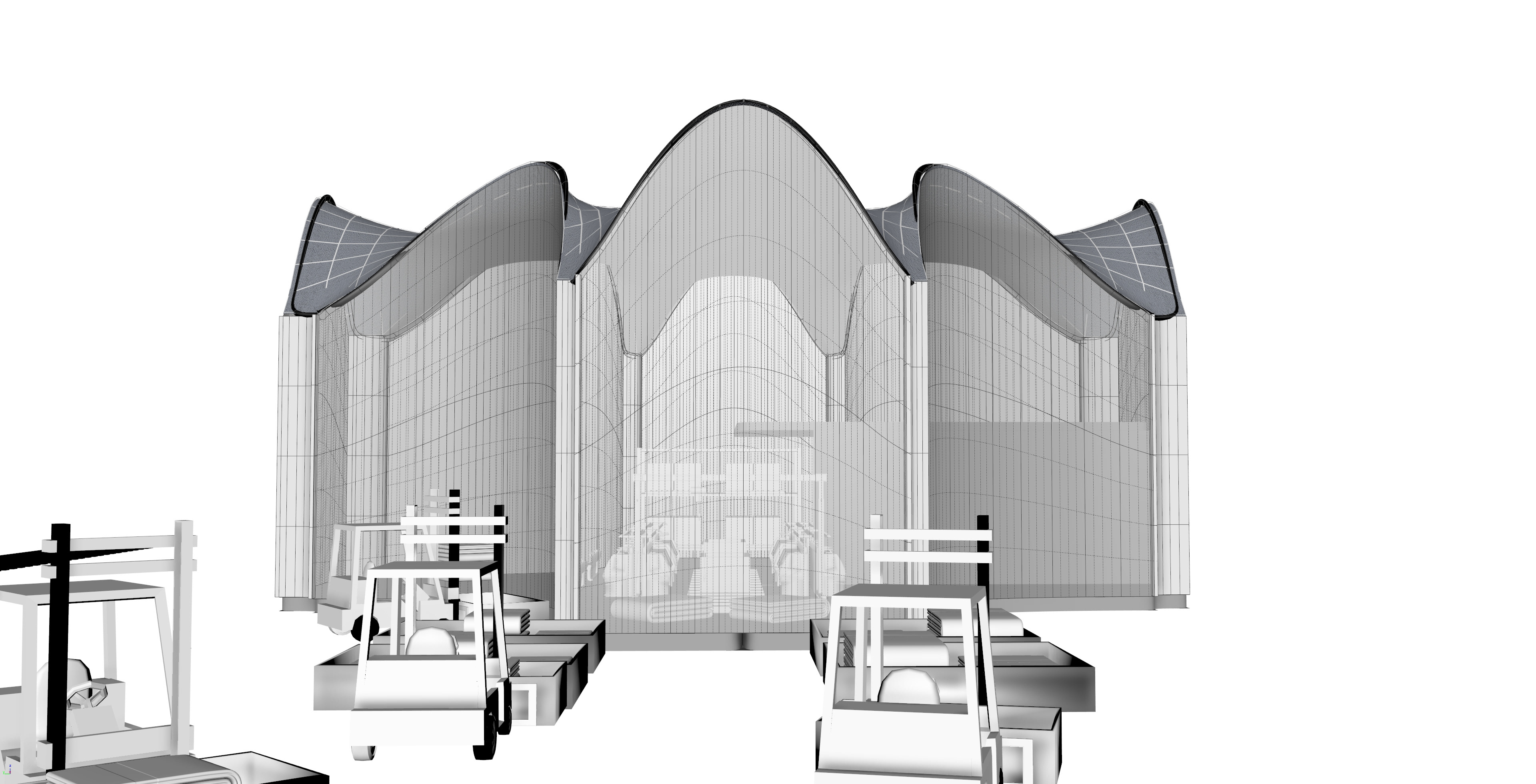 Self supported shell