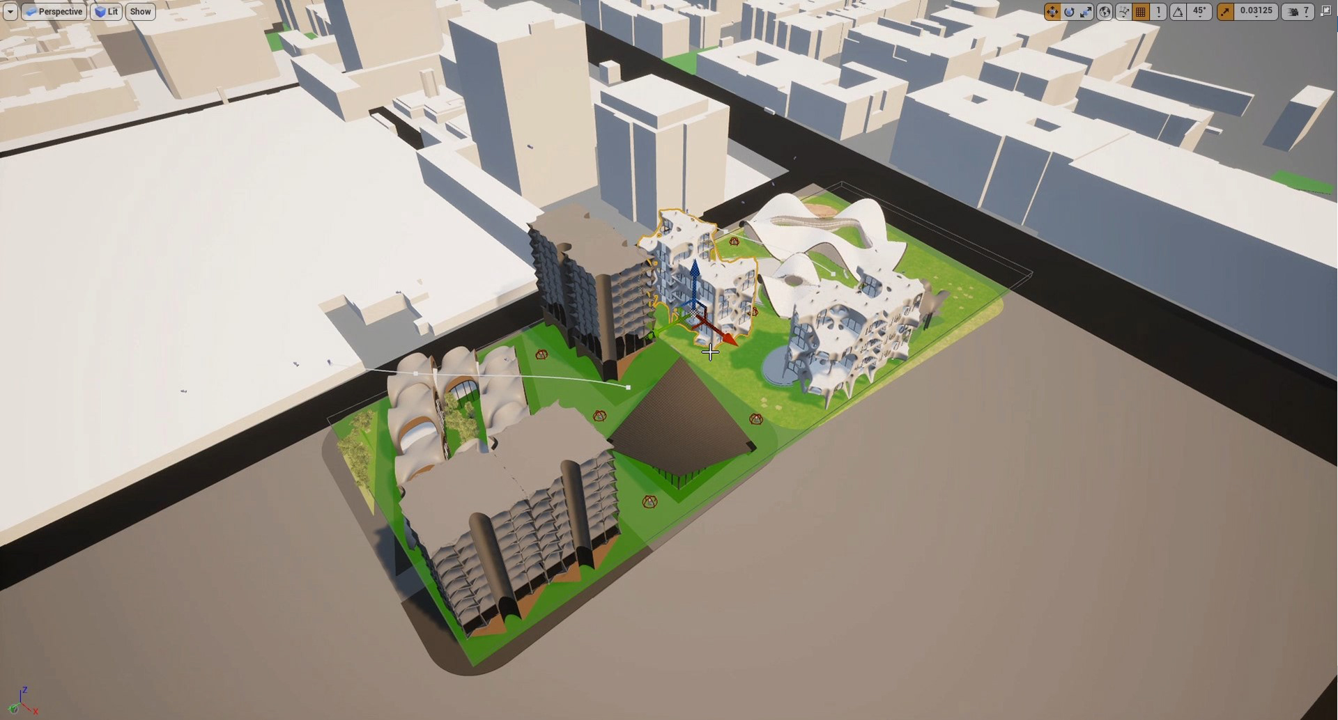 Overview from Unreal Edior