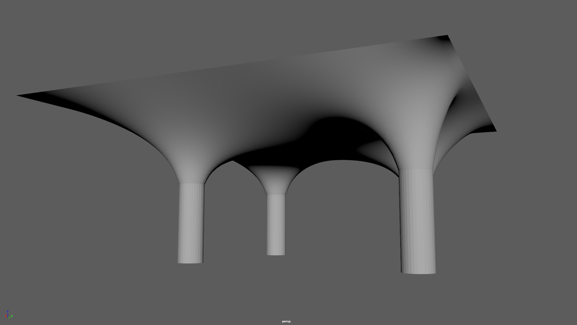 Fabric as ceiling element