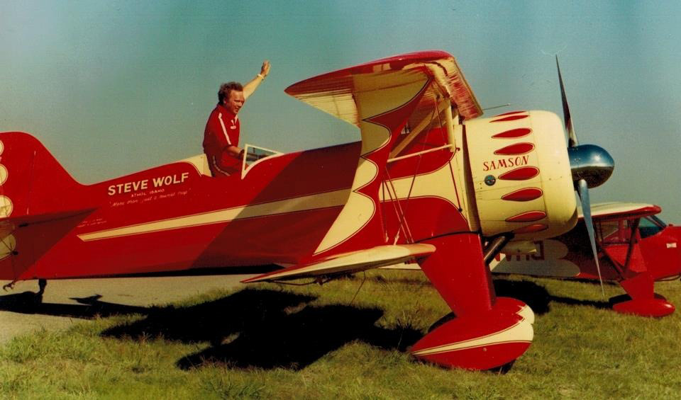 Dad at an airshow in Samson