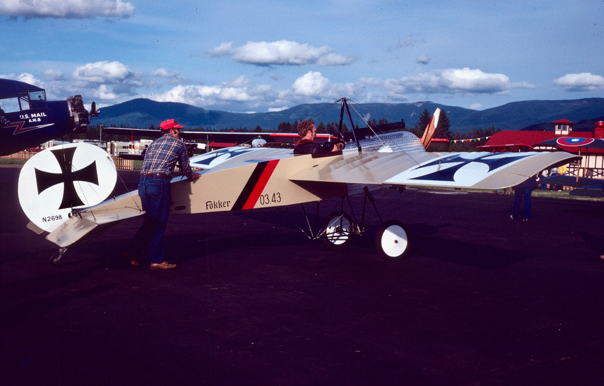 Dad in the Fokker Eindecker