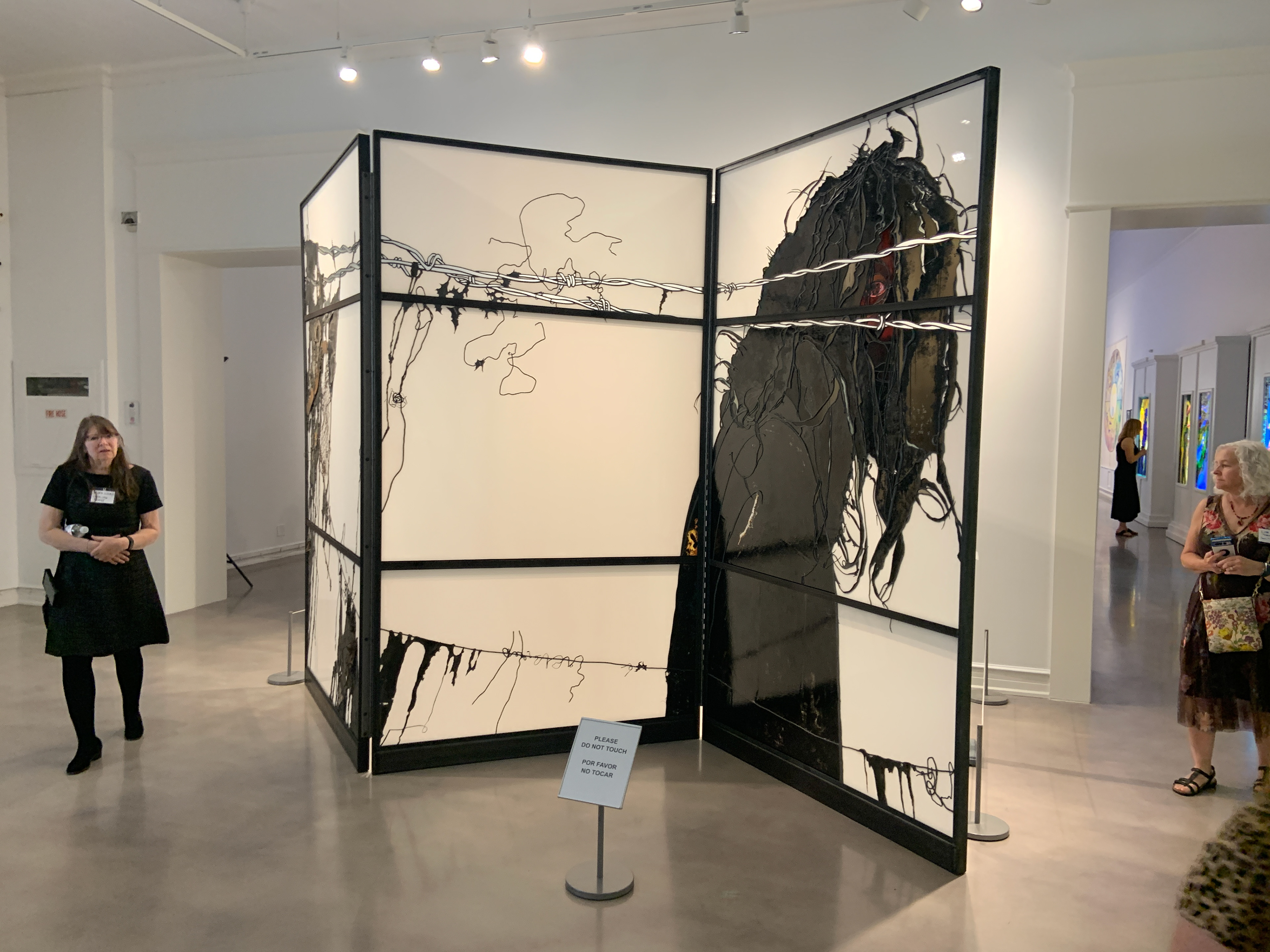 A spectacular modern work in glass by Narcissus Quagliata