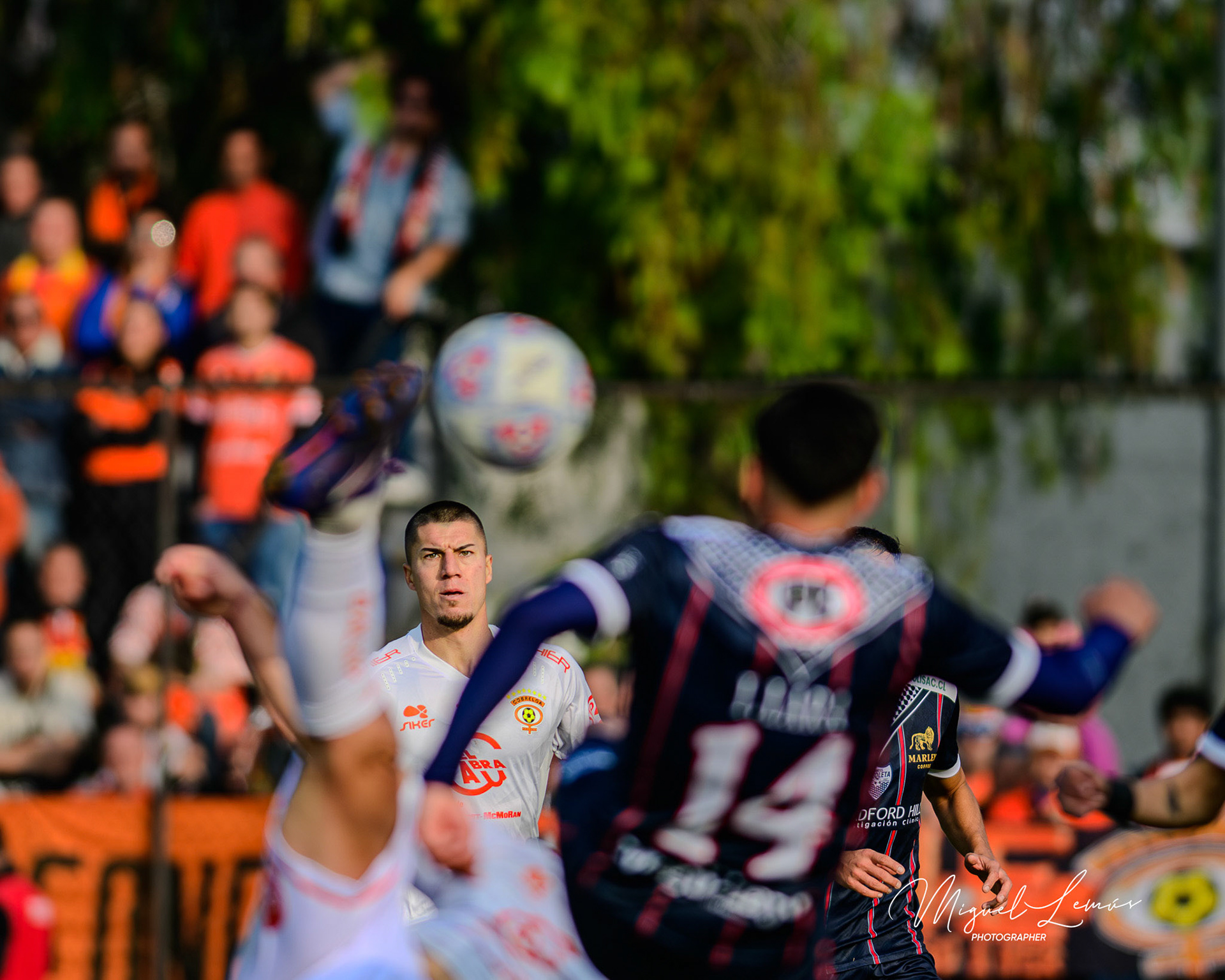 Santiago, Chile - 2026-05-21: Acción del partido entre Deportes Recoleta Vs Cobreloa Liga de Ascenso 2026 disputado en el  Estadio Municipal de RecoletaFecha 13 del campeonato de Ascenso 2026Foto: Miguel Lemus Dávila