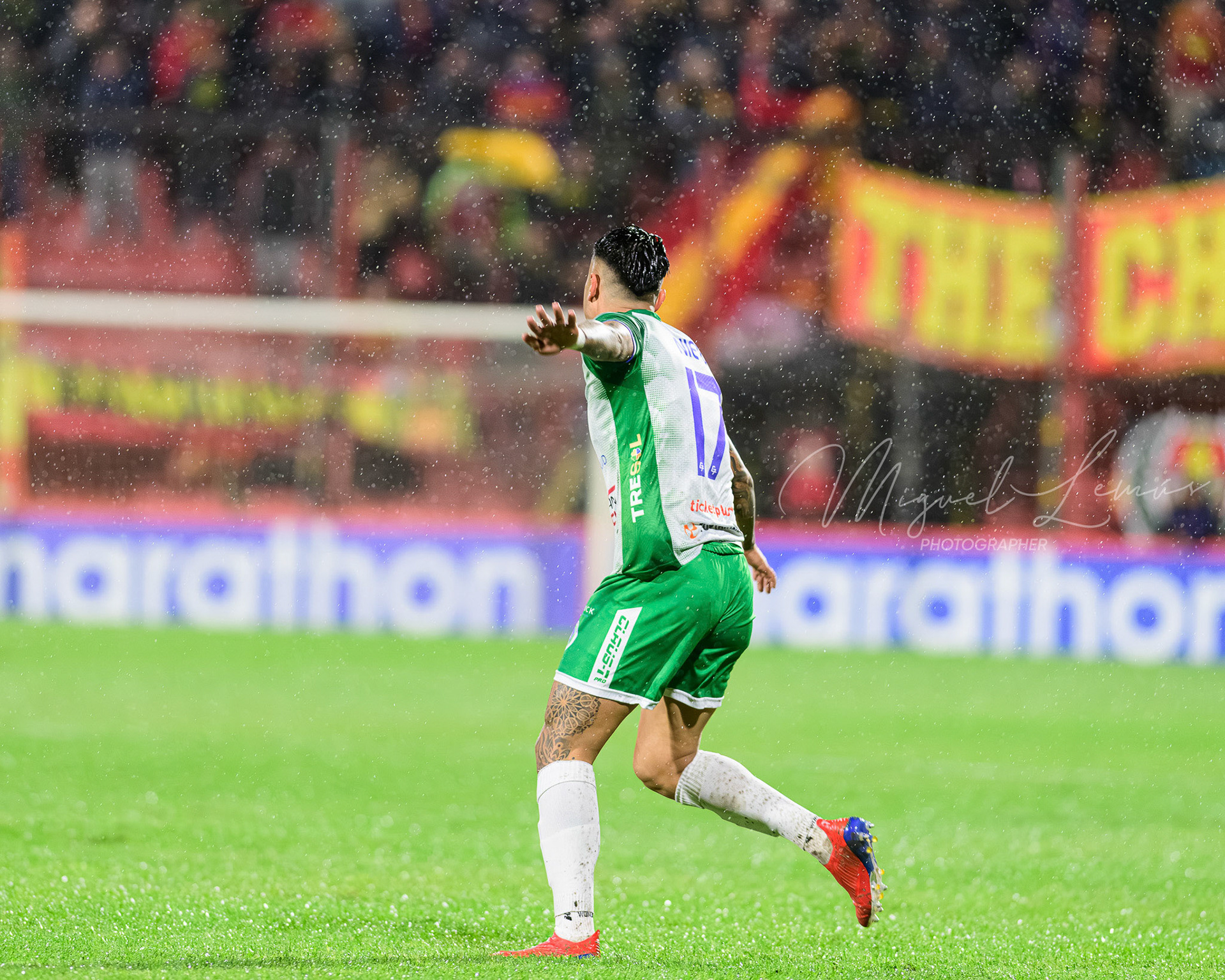 Santiago, Chile - 2026-03-20: Acción del partido entre Union Española y Deportes Puerto Mont  por la Liga de Ascenso 2026 disputado en el Estadio Santa LauraFoto: Miguel Lemus Dávila