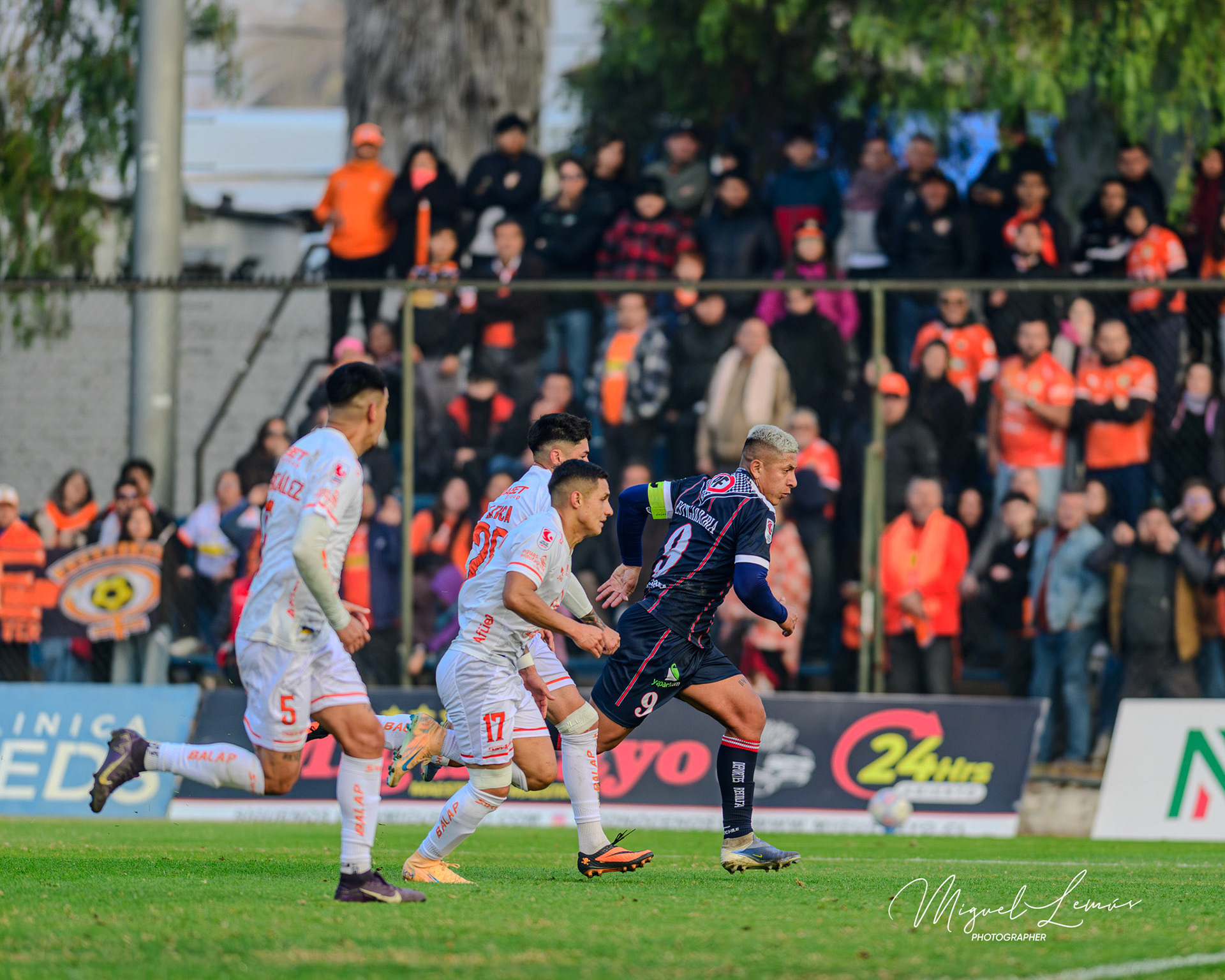 Santiago, Chile - 2026-05-21: Acción del partido entre Deportes Recoleta Vs Cobreloa Liga de Ascenso 2026 disputado en el  Estadio Municipal de RecoletaFecha 13 del campeonato de Ascenso 2026Foto: Miguel Lemus Dávila