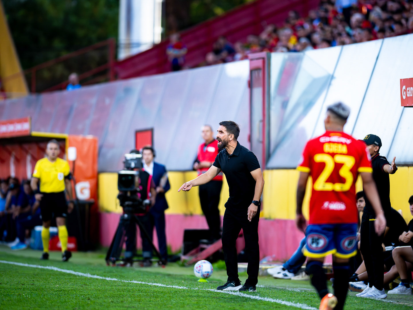 Santiago, Chile - 10 de marzo de 2026: partido entre Union Española y Deportivo Magallanes válido por la fecha 3 del 2026 ,Liga de Ascenso 2026, disputado en el Estadio Santa LauraFoto: Miguel Lemus Dávila