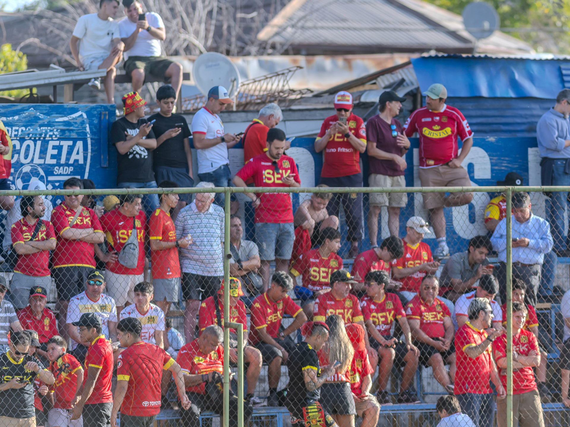 Santiago, Chile - 27 de febrero de 2026: partido entre Union Española y Deportes Recoleta válido por la fecha 2 del 2026 ,de la Liga de Ascenso 2026, disputado en el Estadio Popular de Recoleta Leonel Sanchez Foto: Miguel LemusFoto: Miguel Lemus Dávila