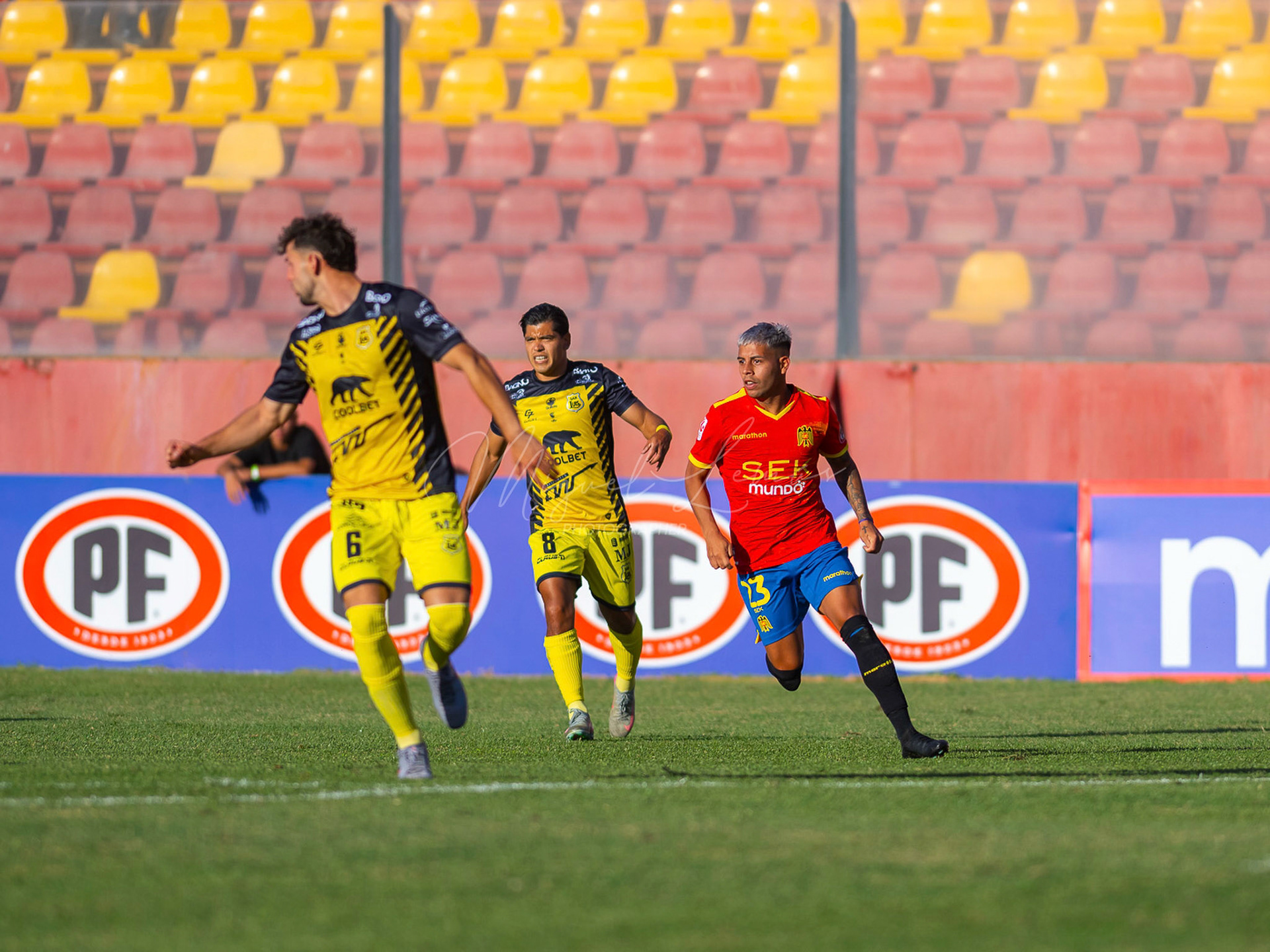 Santiago, Chile - 21 de febrero de 2026: partido entre Union Española y San Luis de Quillota válido por la fecha21 de febrero de 2026:de la Liga de Ascenso 2026, disputado en el Estadio Santa Laura. Foto: Miguel Lemus