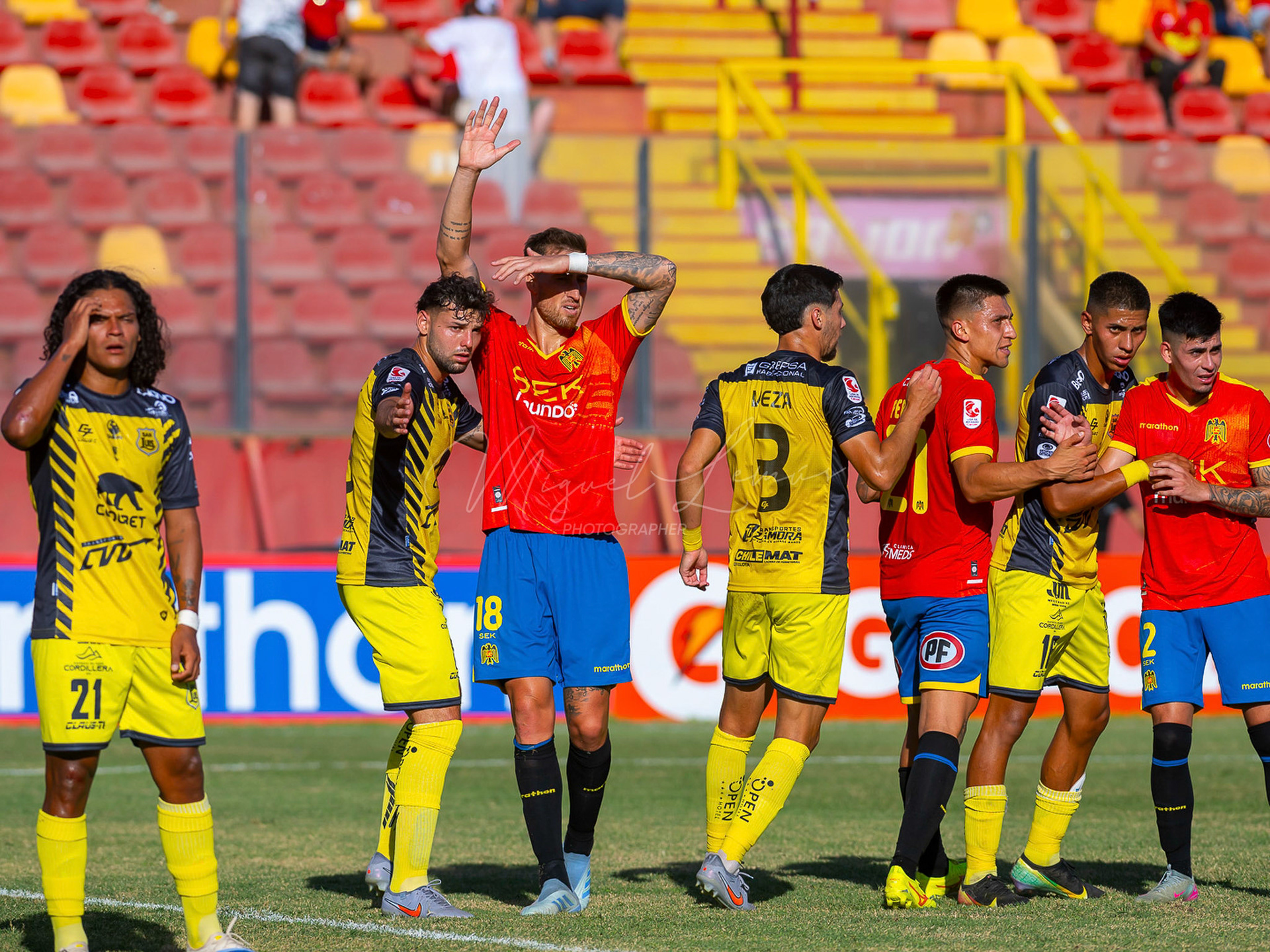 Santiago, Chile - 21 de febrero de 2026: partido entre Union Española y San Luis de Quillota válido por la fecha21 de febrero de 2026:de la Liga de Ascenso 2026, disputado en el Estadio Santa Laura. Foto: Miguel Lemus