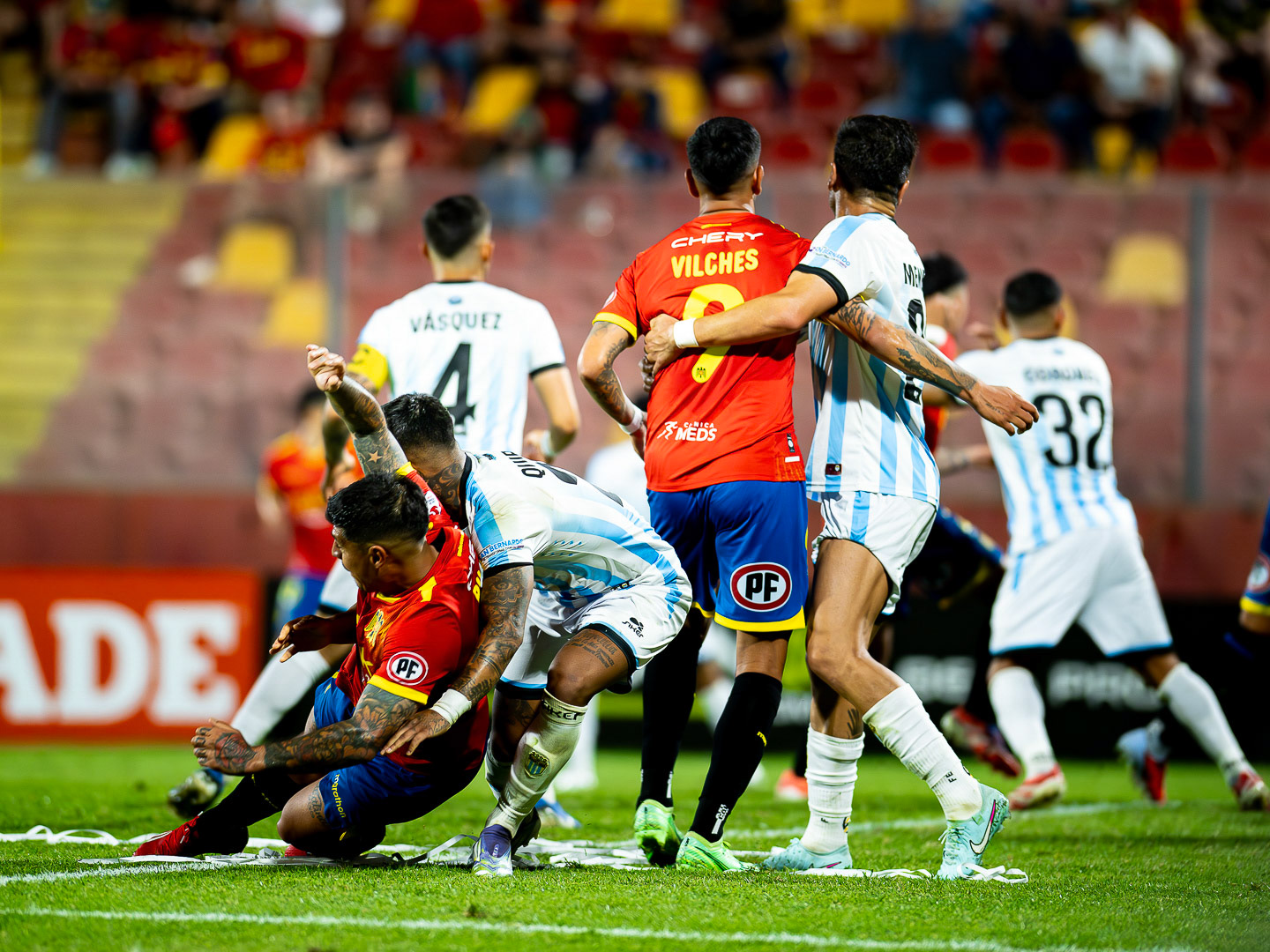 Santiago, Chile - 10 de marzo de 2026: partido entre Union Española y Deportivo Magallanes válido por la fecha 3 del 2026 ,Liga de Ascenso 2026, disputado en el Estadio Santa LauraFoto: Miguel Lemus Dávila