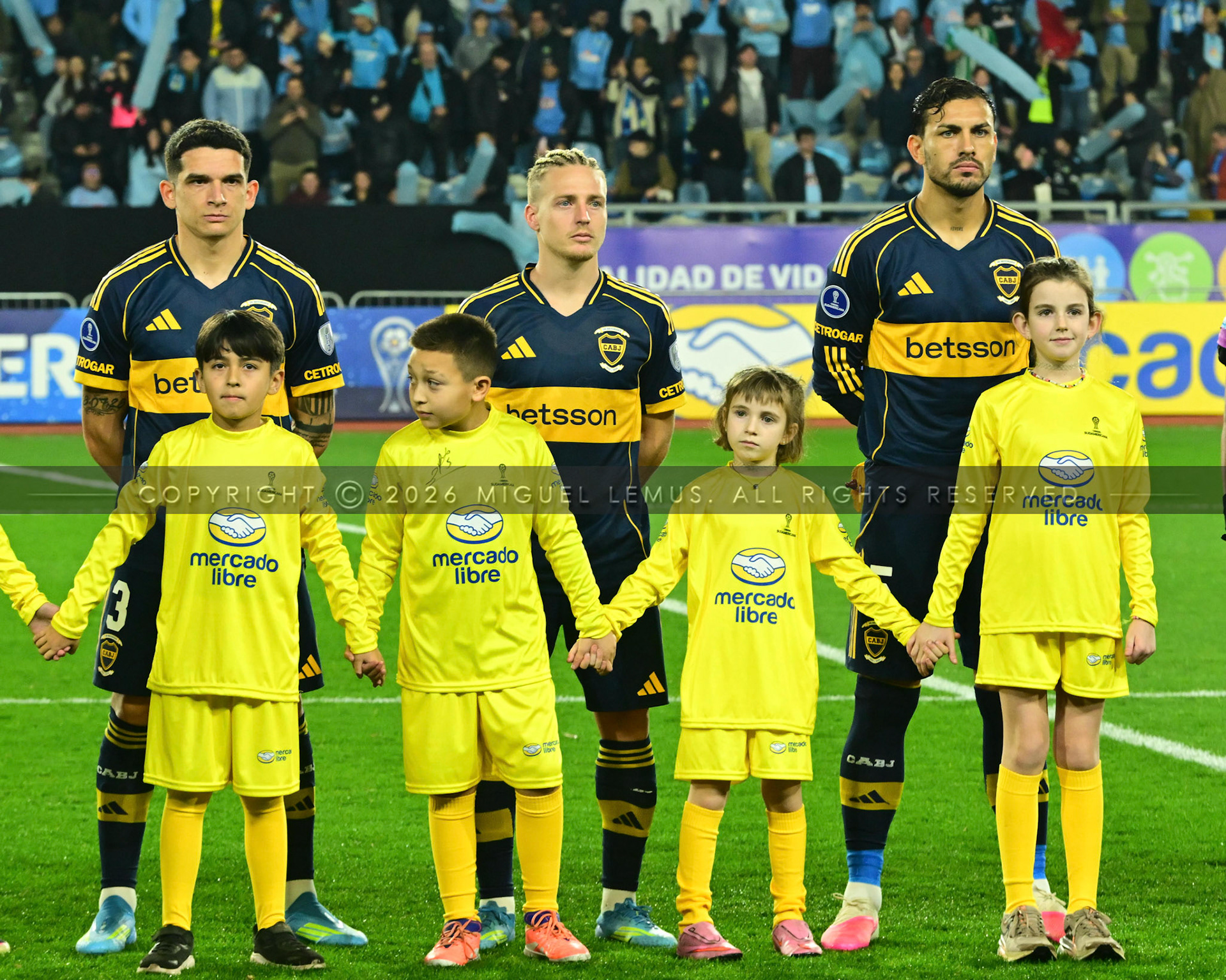 General view of play during the Copa Sudamericana 2026  match between Boca Juniors   and    Club Deportivo O'Higgins at  Estadio El teniente de Rancagua , Chile, 2026-07-30 20:24(Photo by Miguel Lemus)