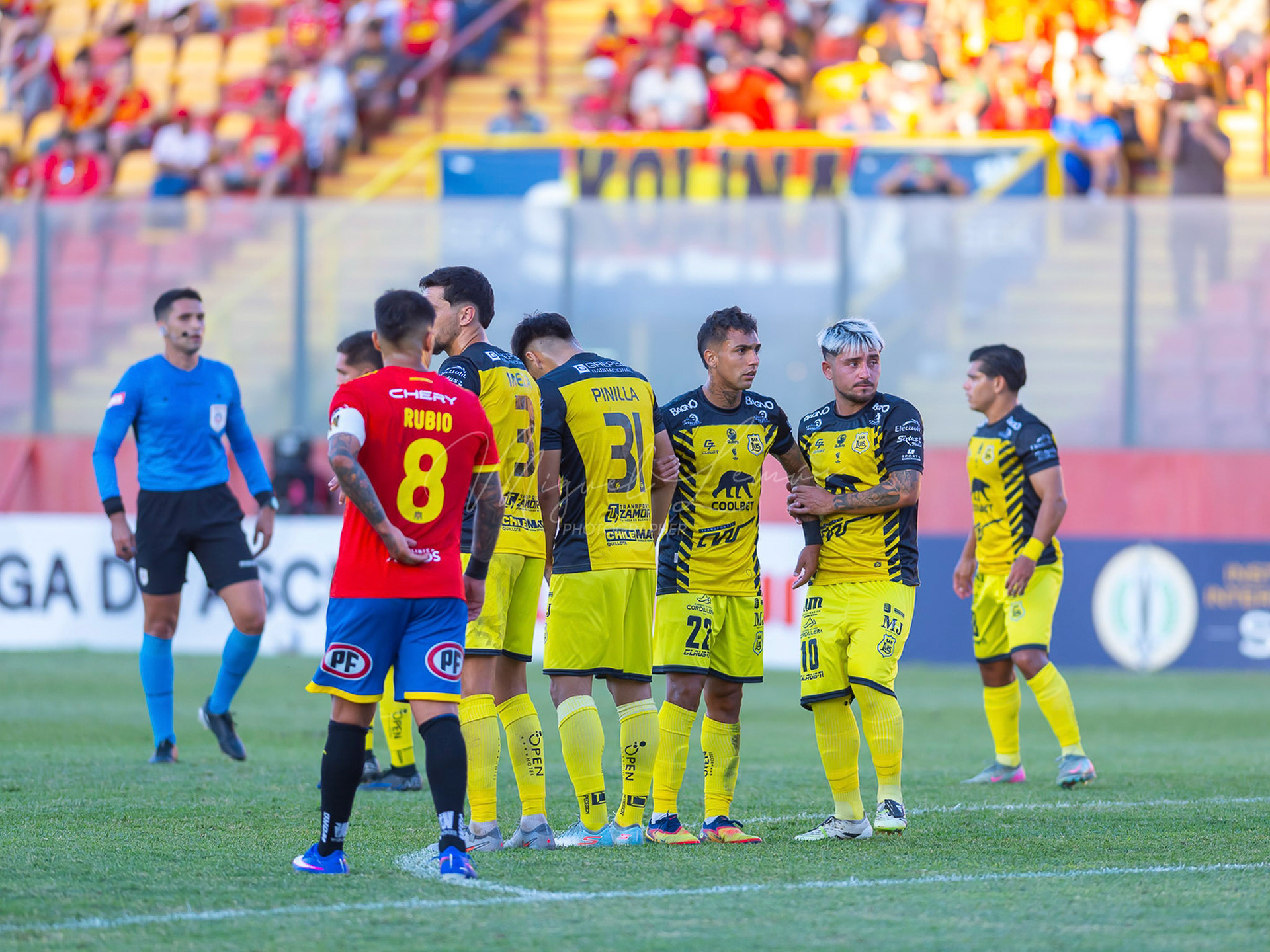 Santiago, Chile - 21 de febrero de 2026: partido entre Union Española y San Luis de Quillota válido por la fecha21 de febrero de 2026:de la Liga de Ascenso 2026, disputado en el Estadio Santa Laura. Foto: Miguel Lemus