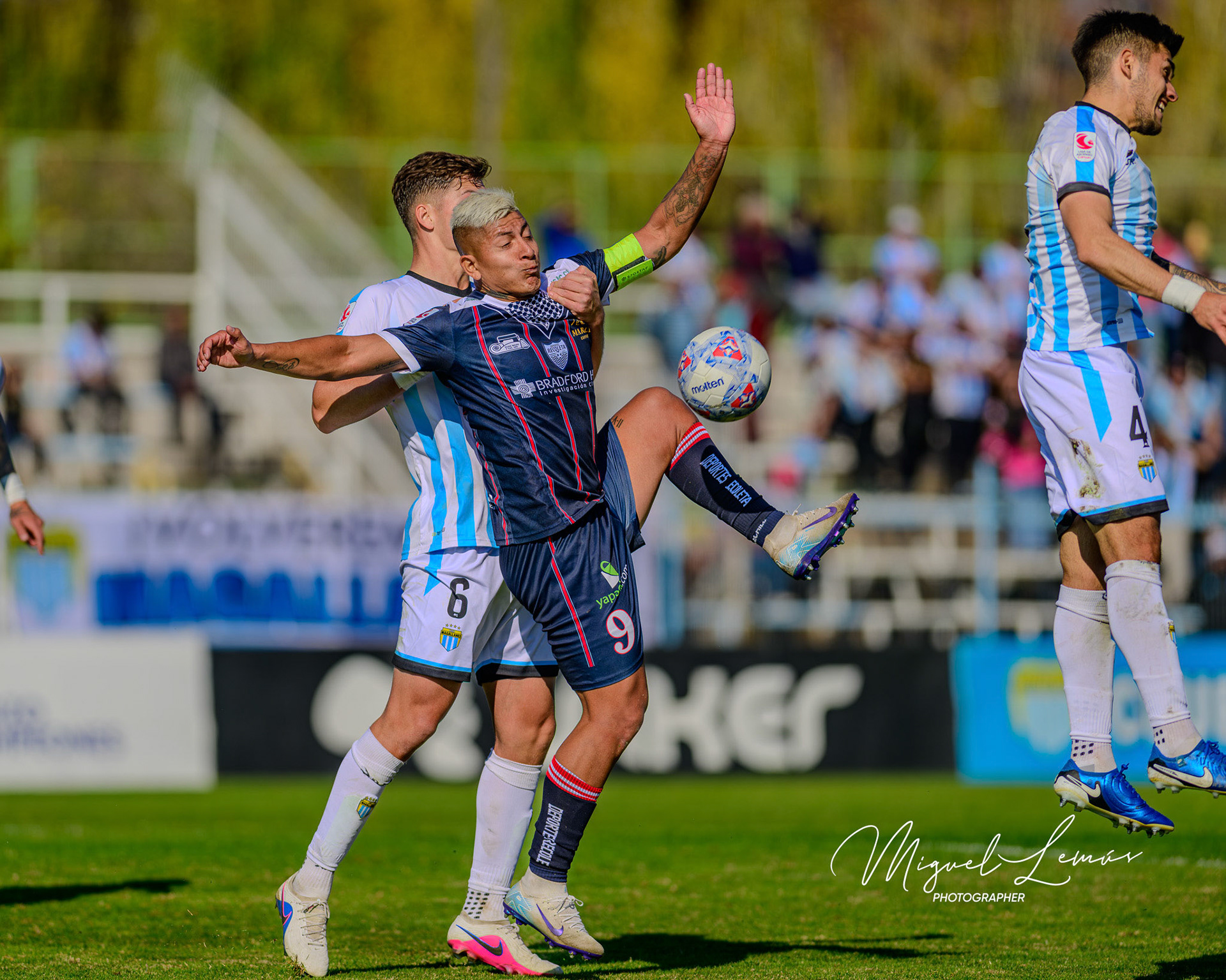 Santiago, Chile - 2026-05-16: Acción del partido entre Deportes Recoleta  vs   Club Deportes Magallanes Liga de Ascenso 2026 disputado en el Estadio Municipal de San Bernardo  Foto: Miguel Lemus Dávila