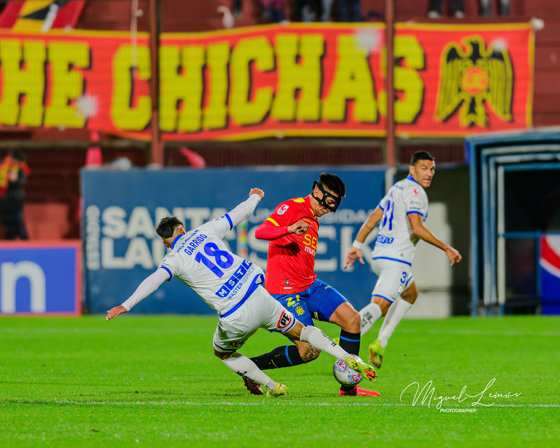 Santiago, Chile - 2026-05-18: Acción del partido entre Union Española  vs Club Deportes Iquique  Liga de Ascenso 2026 disputado en el Estadio Santa Laura  Foto: Miguel Lemus Dávila