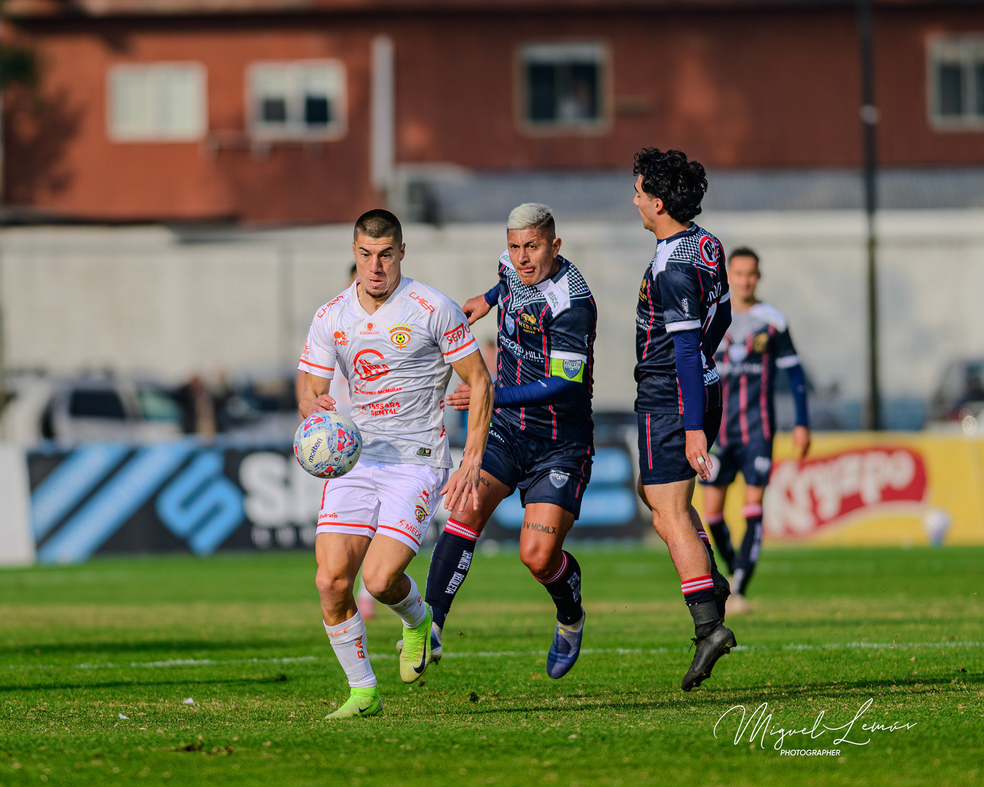 Santiago, Chile - 2026-05-21: Acción del partido entre Deportes Recoleta Vs Cobreloa Liga de Ascenso 2026 disputado en el  Estadio Municipal de RecoletaFecha 13 del campeonato de Ascenso 2026Foto: Miguel Lemus Dávila