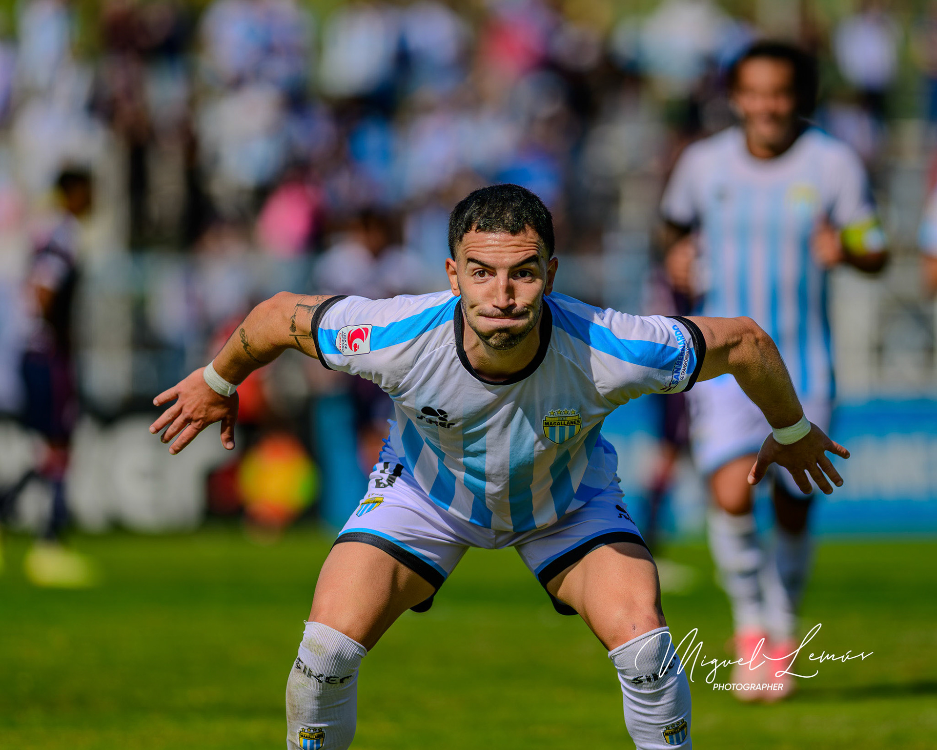 Santiago, Chile - 2026-05-16: Acción del partido entre Deportes Recoleta  vs   Club Deportes Magallanes Liga de Ascenso 2026 disputado en el Estadio Municipal de San Bernardo  Foto: Miguel Lemus Dávila
