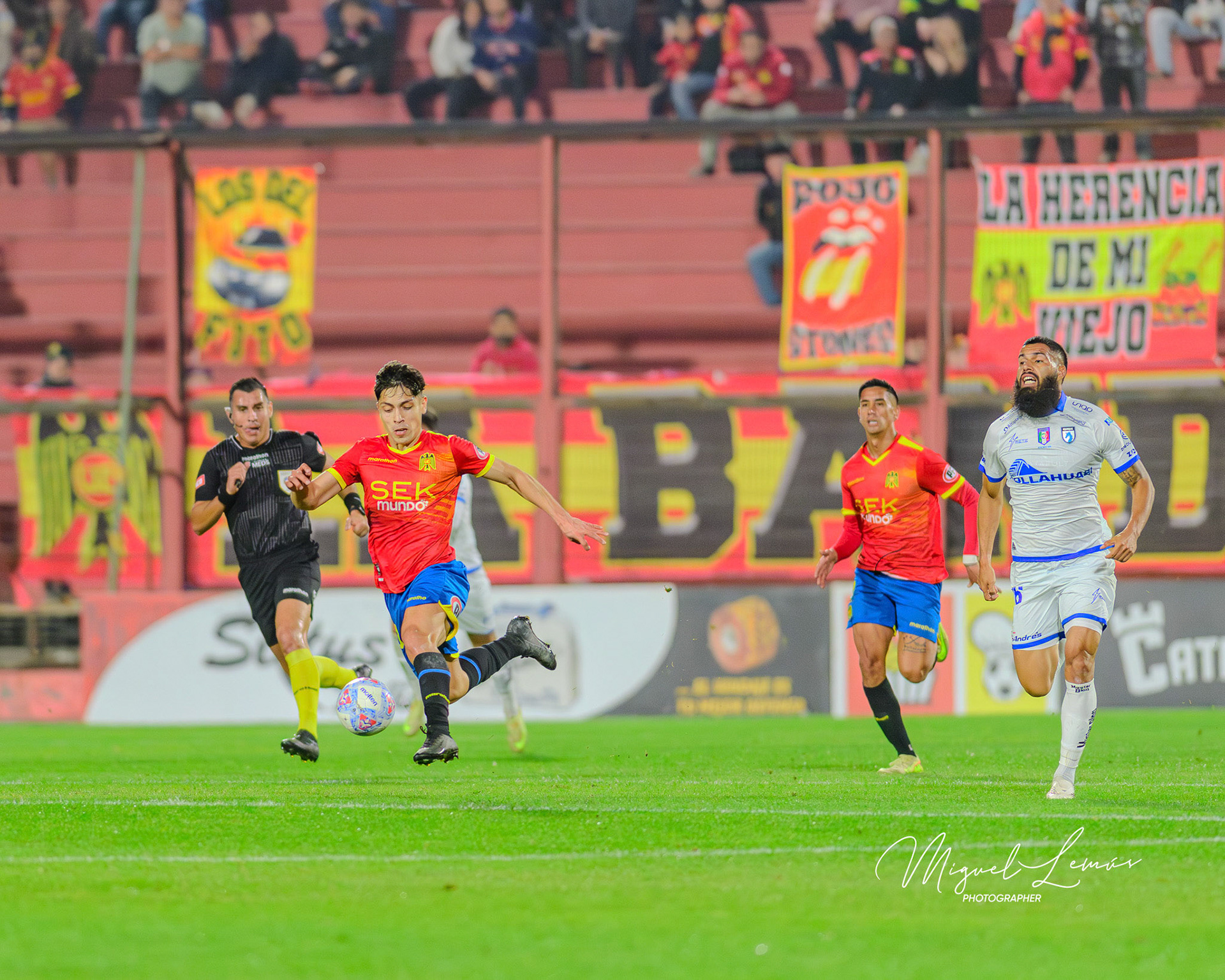 Santiago, Chile - 2026-05-18: Acción del partido entre Union Española  vs Club Deportes Iquique  Liga de Ascenso 2026 disputado en el Estadio Santa Laura  Foto: Miguel Lemus Dávila