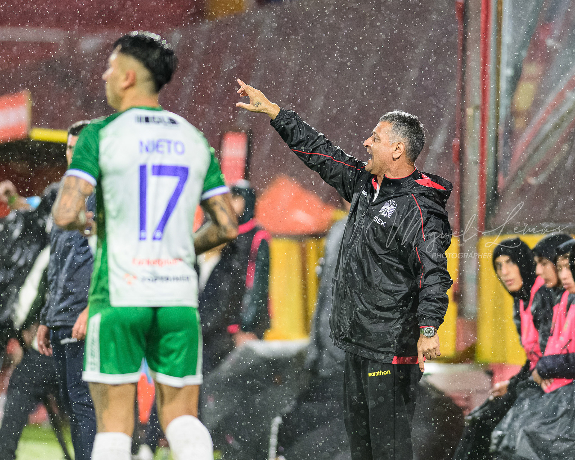 Santiago, Chile - 2026-03-20: Acción del partido entre Union Española y Deportes Puerto Mont  por la Liga de Ascenso 2026 disputado en el Estadio Santa LauraFoto: Miguel Lemus Dávila