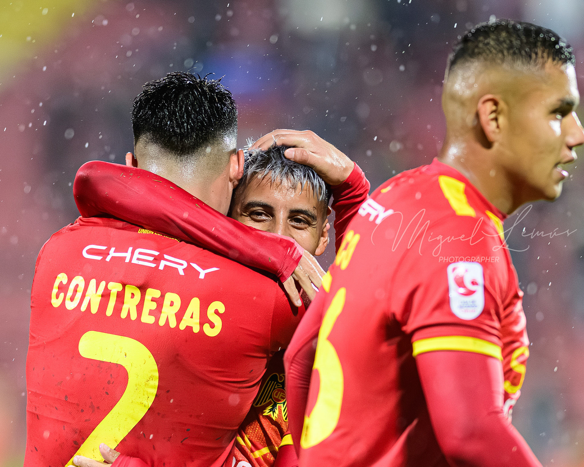 Santiago, Chile - 2026-03-20: Acción del partido entre Union Española y Deportes Puerto Mont  por la Liga de Ascenso 2026 disputado en el Estadio Santa LauraFoto: Miguel Lemus Dávila
