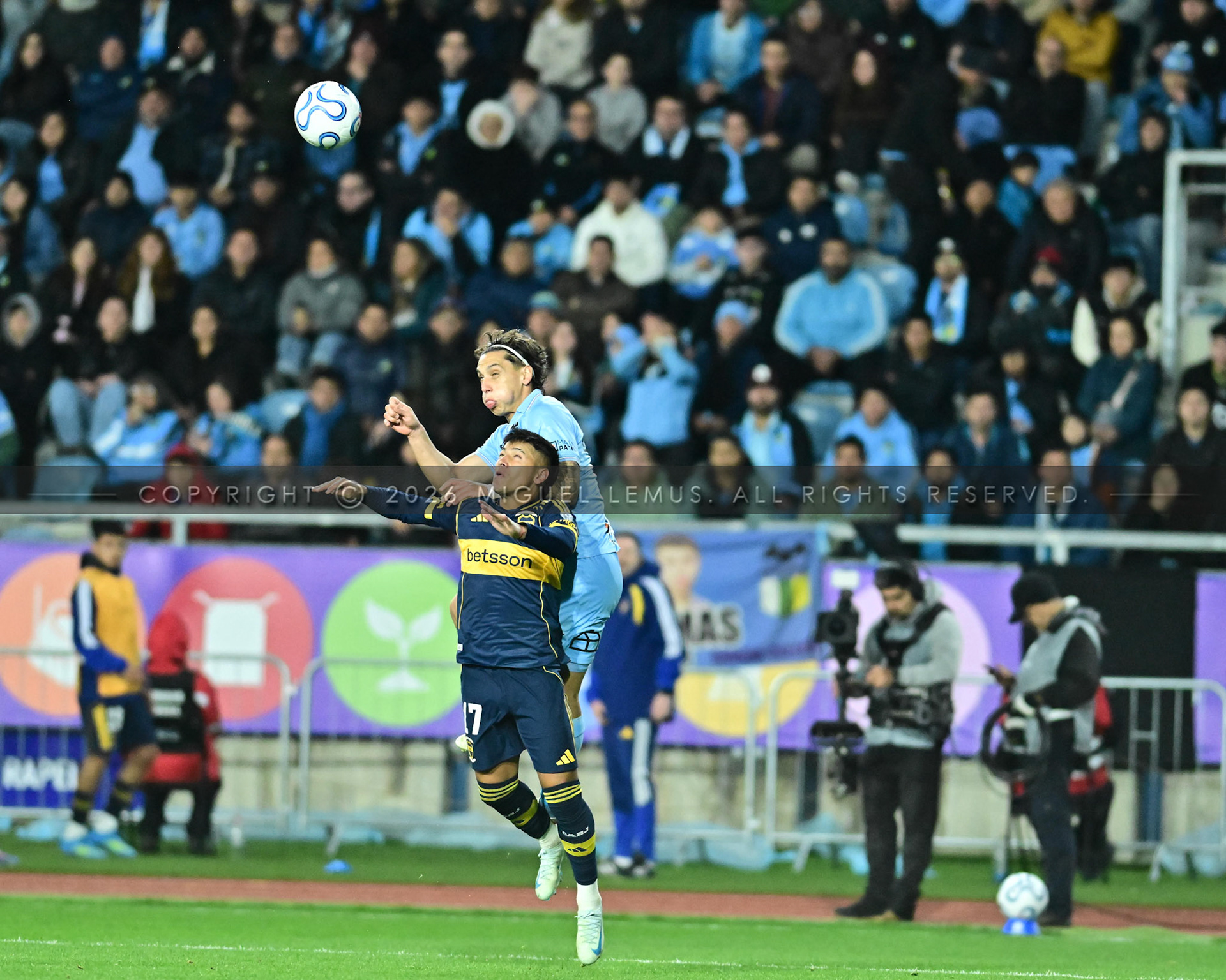 General view of play during the Copa Sudamericana 2026  match between Boca Juniors   and    Club Deportivo O'Higgins at  Estadio El teniente de Rancagua , Chile, 2026-07-30 21:40(Photo by Miguel Lemus)