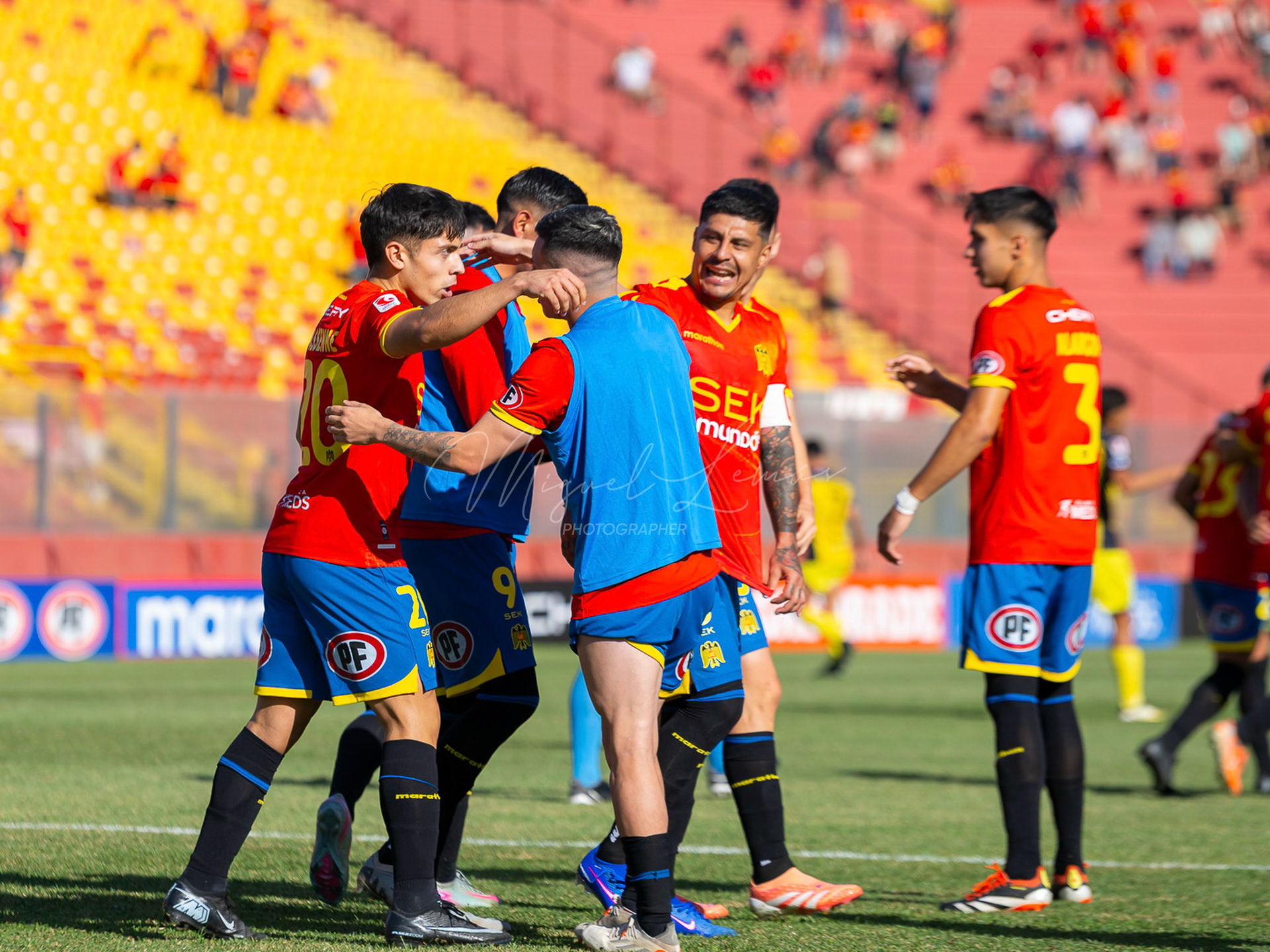Santiago, Chile - 21 de febrero de 2026: partido entre Union Española y San Luis de Quillota válido por la fecha21 de febrero de 2026:de la Liga de Ascenso 2026, disputado en el Estadio Santa Laura. Foto: Miguel Lemus