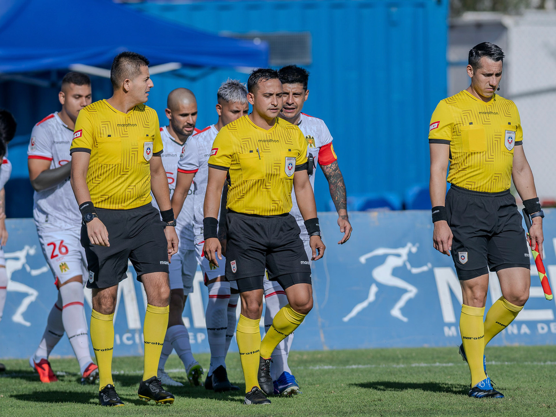 Santiago, Chile - 27 de febrero de 2026: partido entre Union Española y Deportes Recoleta válido por la fecha 2 del 2026 ,de la Liga de Ascenso 2026, disputado en el Estadio Popular de Recoleta Leonel Sanchez Foto: Miguel LemusFoto: Miguel Lemus Dávila