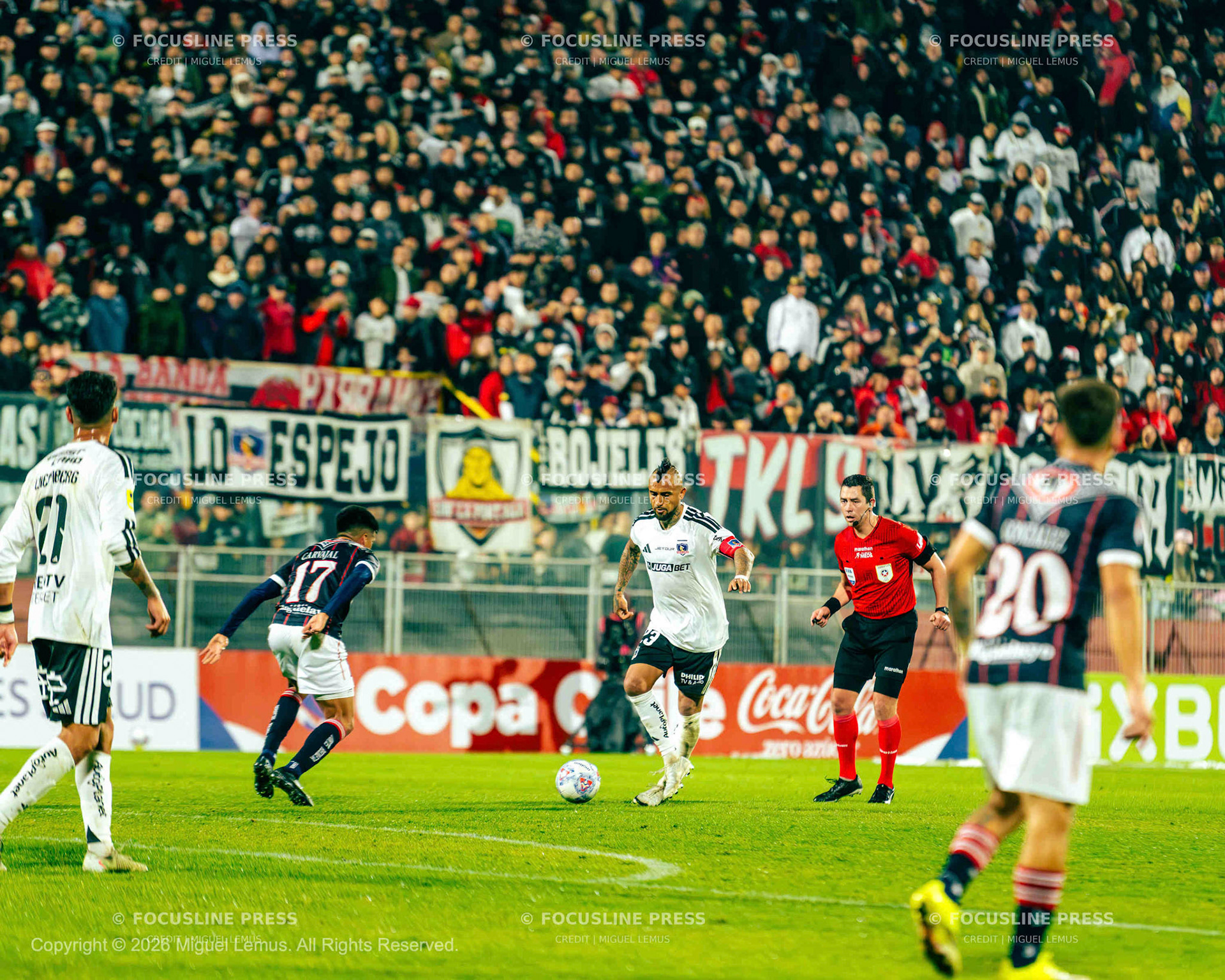 General view of play during the Liga de Ascenso 2026  match between Deportes Recoleta and  Colo-Colo  at  estadio Santa Laura in Santiago , Chile, 2026-06-20 19:20(Photo by Miguel Lemus)