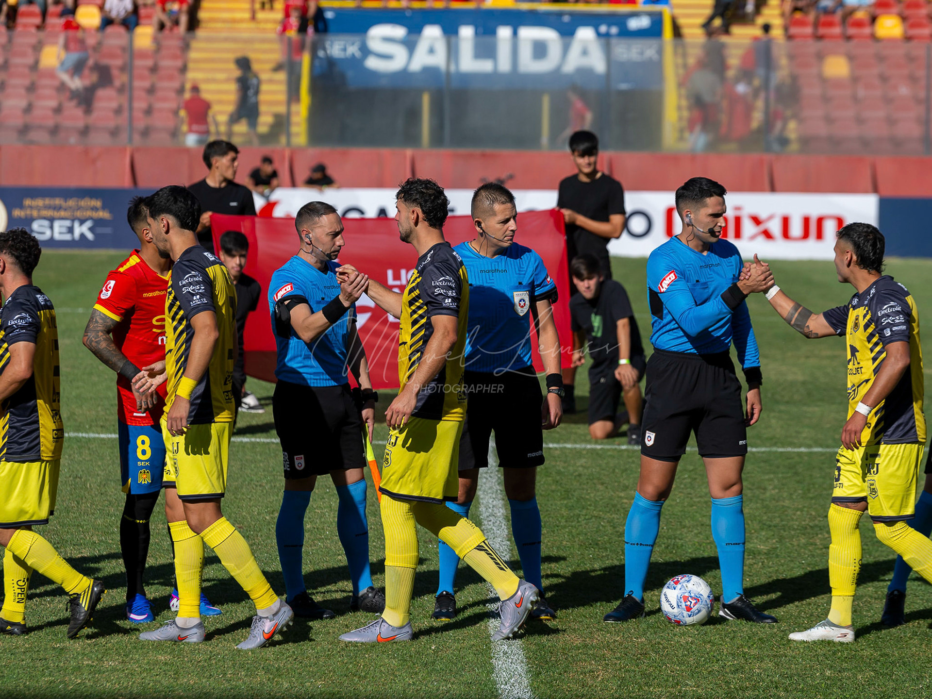 Santiago, Chile - 21 de febrero de 2026: partido entre Union Española y San Luis de Quillota válido por la fecha21 de febrero de 2026:de la Liga de Ascenso 2026, disputado en el Estadio Santa Laura. Foto: Miguel Lemus