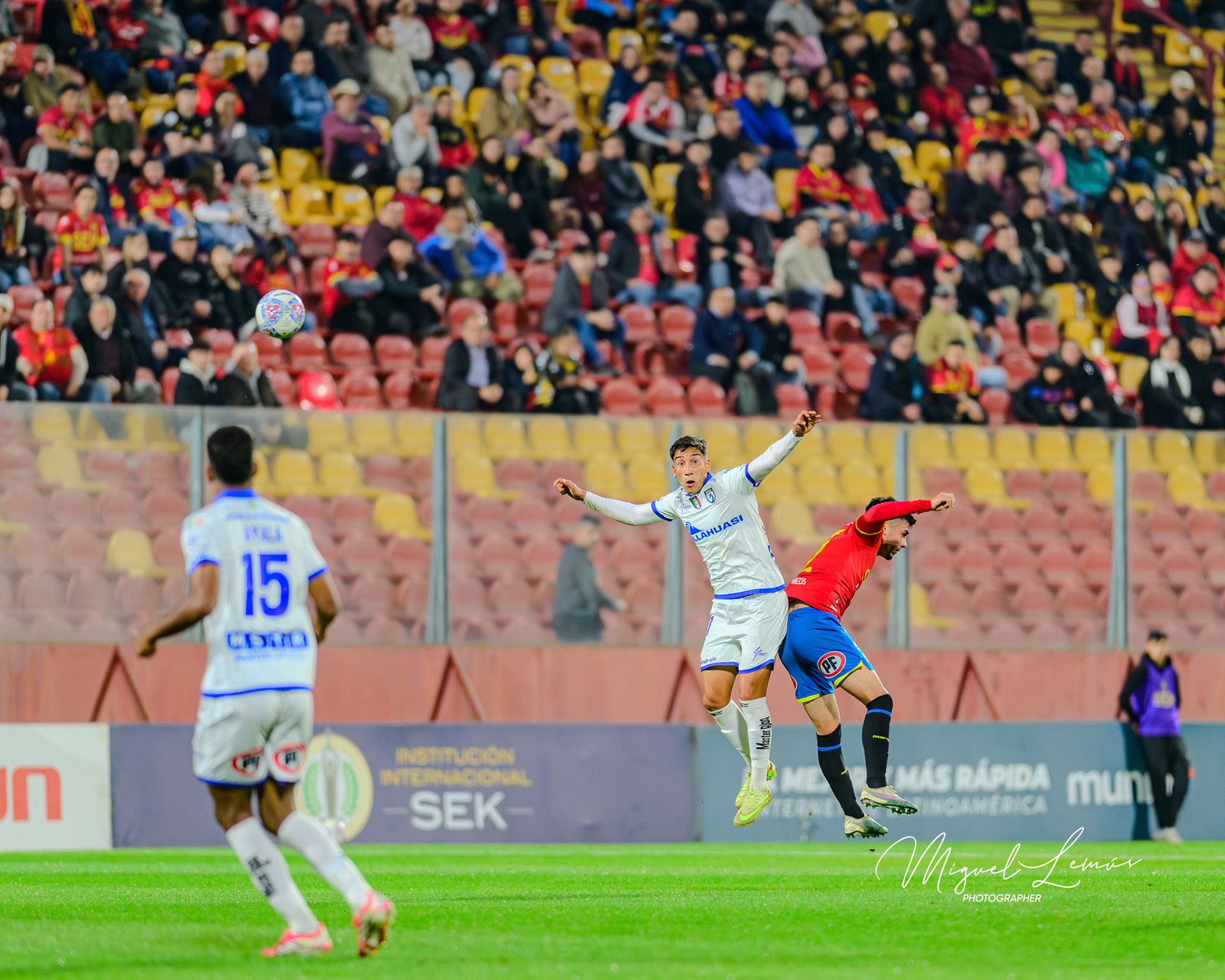 Santiago, Chile - 2026-05-18: Acción del partido entre Union Española  vs Club Deportes Iquique  Liga de Ascenso 2026 disputado en el Estadio Santa Laura  Foto: Miguel Lemus Dávila