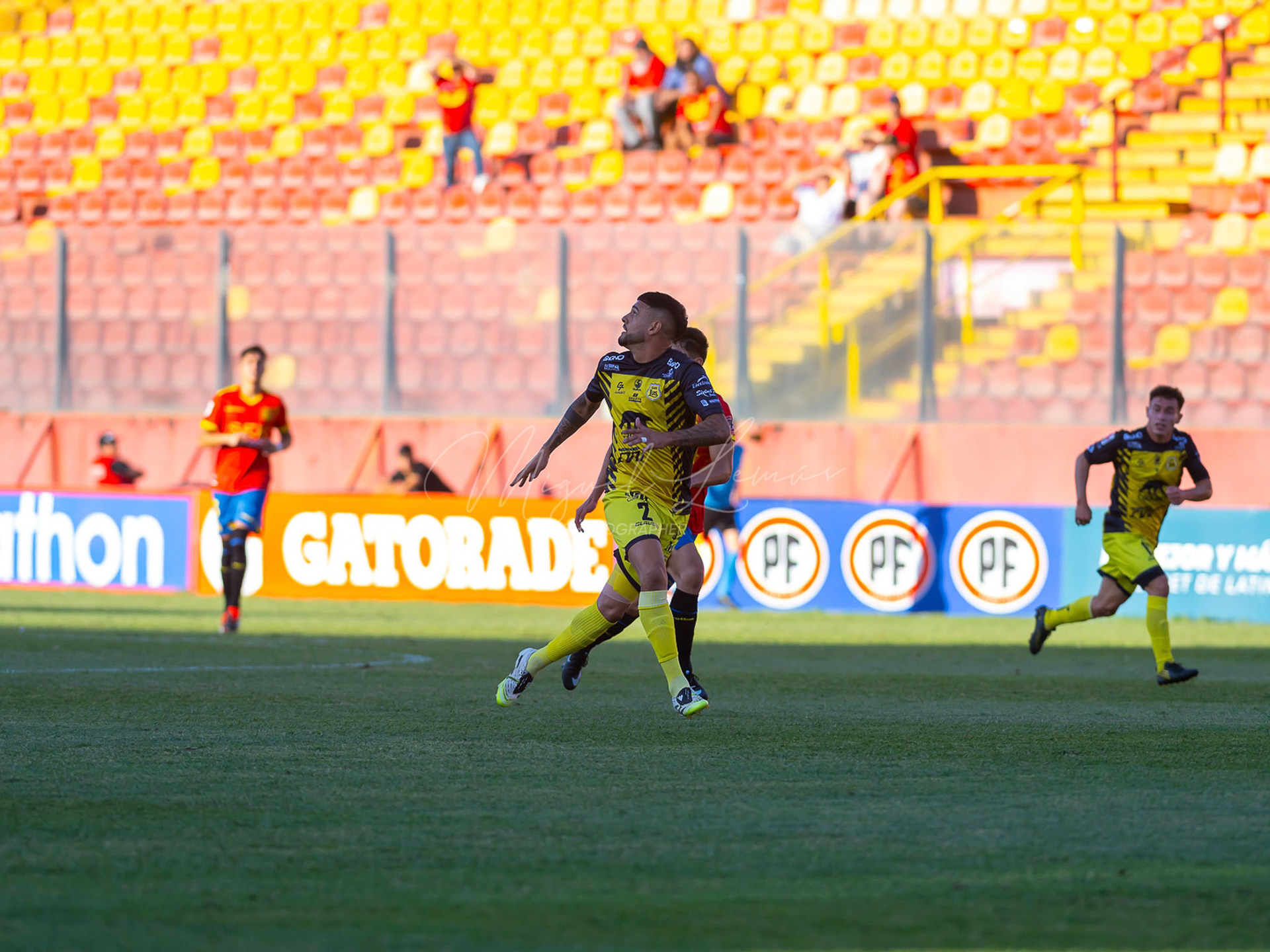 Santiago, Chile - 21 de febrero de 2026: partido entre Union Española y San Luis de Quillota válido por la fecha21 de febrero de 2026:de la Liga de Ascenso 2026, disputado en el Estadio Santa Laura. Foto: Miguel Lemus