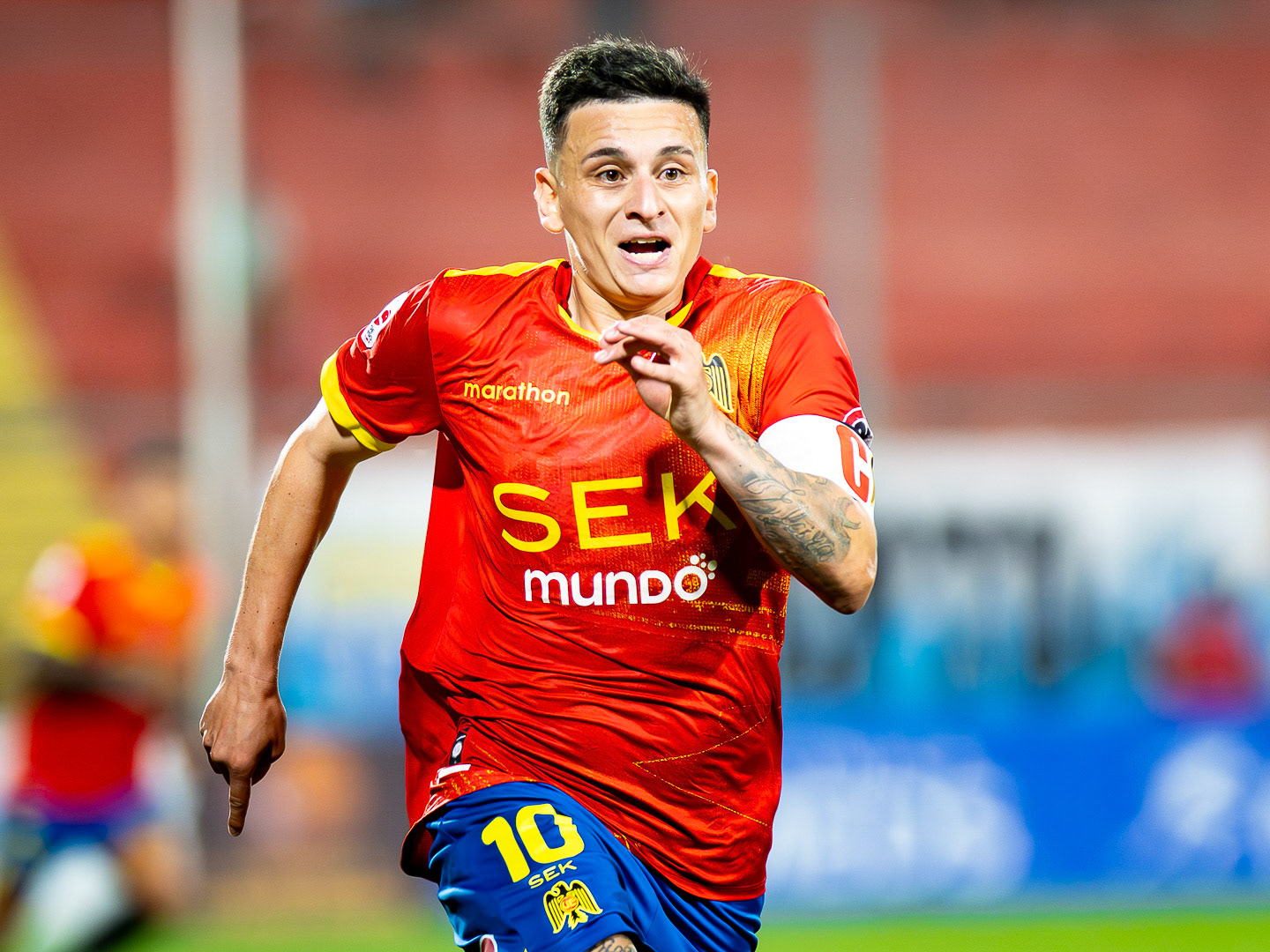 Santiago, Chile - 10 de marzo de 2026: partido entre Union Española y Deportivo Magallanes válido por la fecha 3 del 2026 ,Liga de Ascenso 2026, disputado en el Estadio Santa LauraFoto: Miguel Lemus Dávila