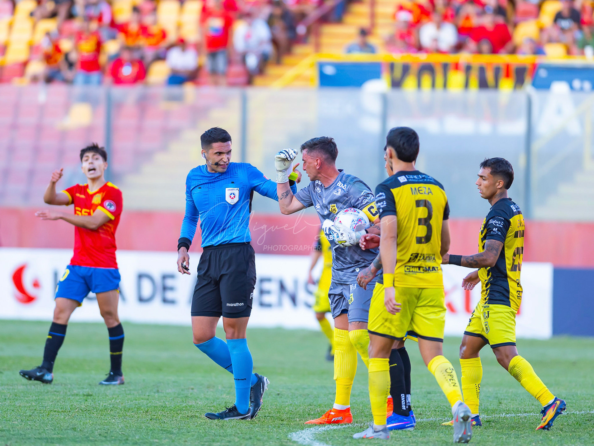 Santiago, Chile - 21 de febrero de 2026: partido entre Union Española y San Luis de Quillota válido por la fecha21 de febrero de 2026:de la Liga de Ascenso 2026, disputado en el Estadio Santa Laura. Foto: Miguel Lemus