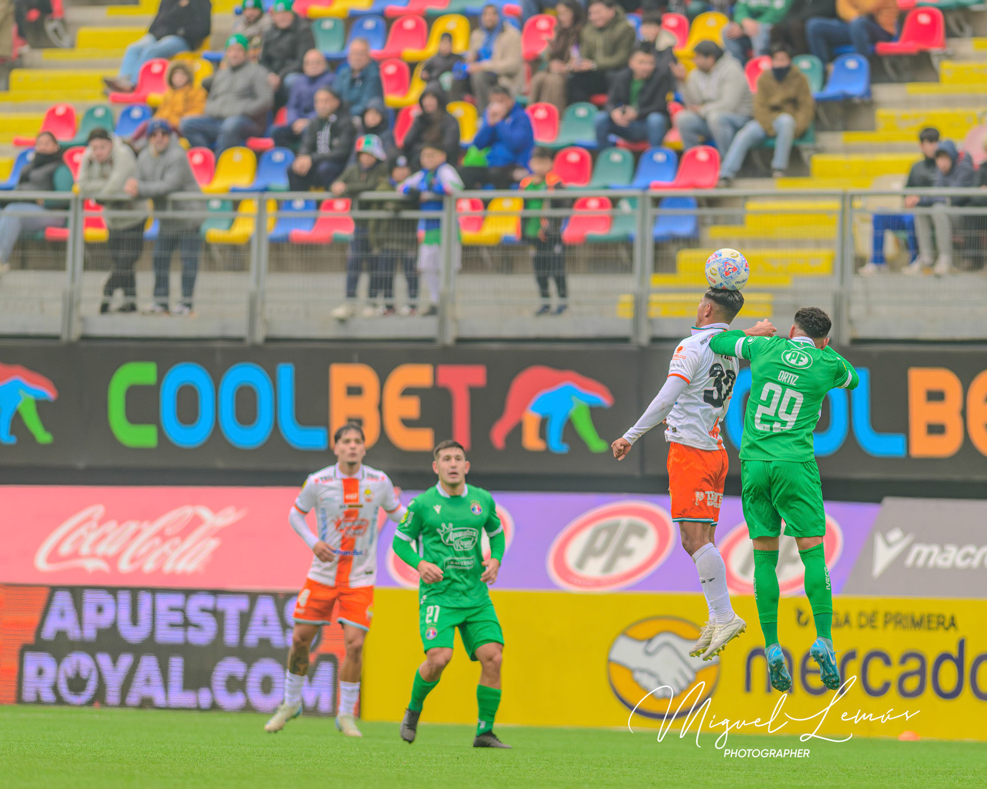 Santiago, Chile - 2026-05-23: Acción del partido entre Audax Italiano y Cobresal  Liga de Primera 2026 disputado en el  Estadio Bicentenario de la FloridaFecha 13 del campeonato  2026Foto: Miguel Lemus Dávila