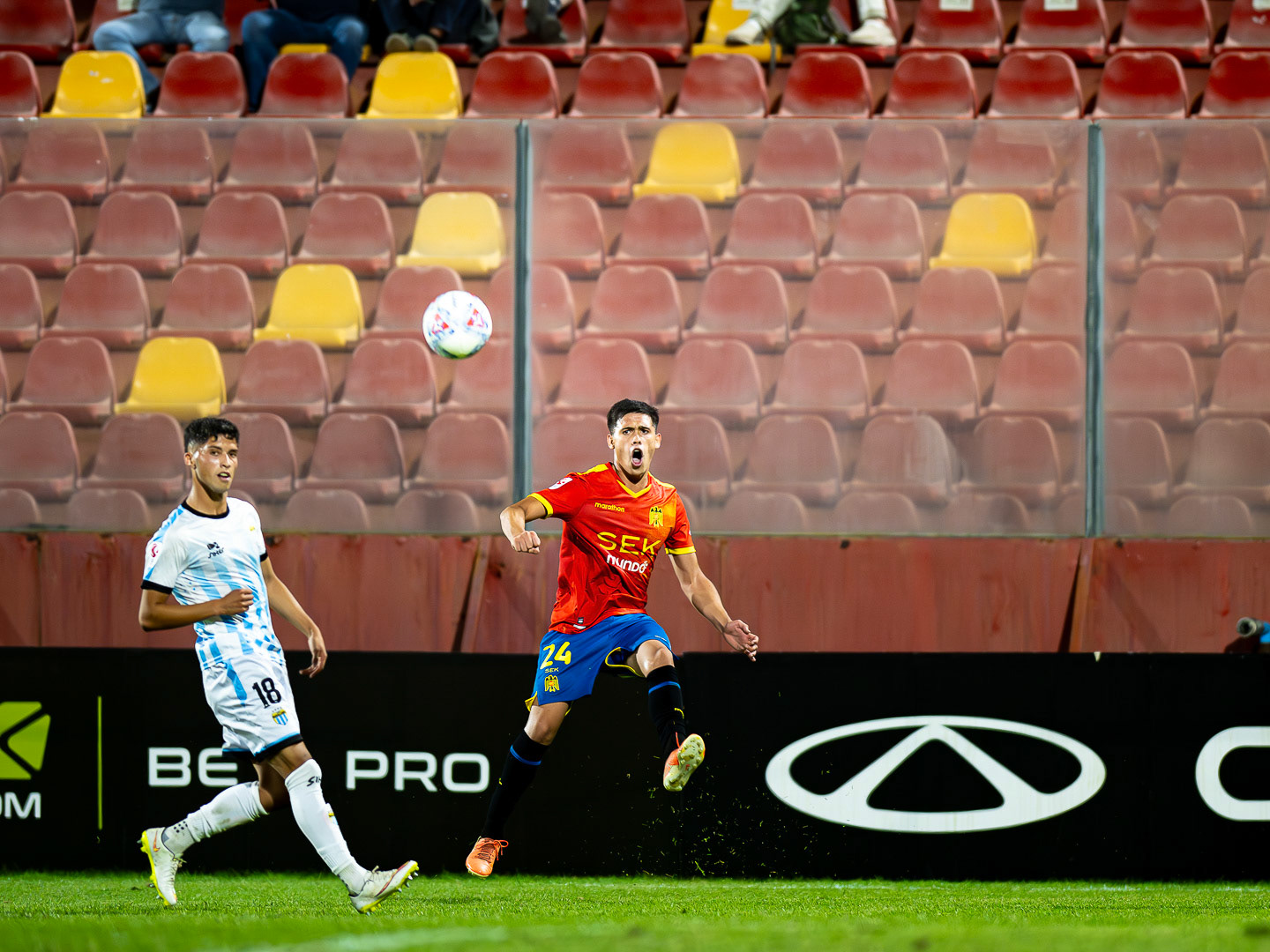 Santiago, Chile - 10 de marzo de 2026: partido entre Union Española y Deportivo Magallanes válido por la fecha 3 del 2026 ,Liga de Ascenso 2026, disputado en el Estadio Santa LauraFoto: Miguel Lemus Dávila