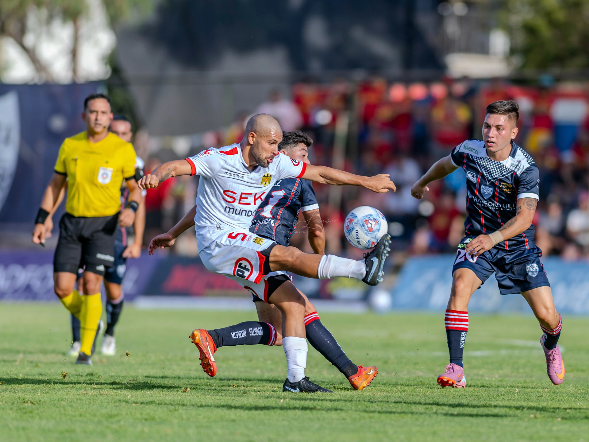 Santiago, Chile - 27 de febrero de 2026: partido entre Union Española y Deportivo Recoleta válido por la fecha 2 del 2026 ,de la Liga de Ascenso 2026, disputado en el Estadio Popular de Recoleta Leonel SanchezFoto: Miguel Lemus