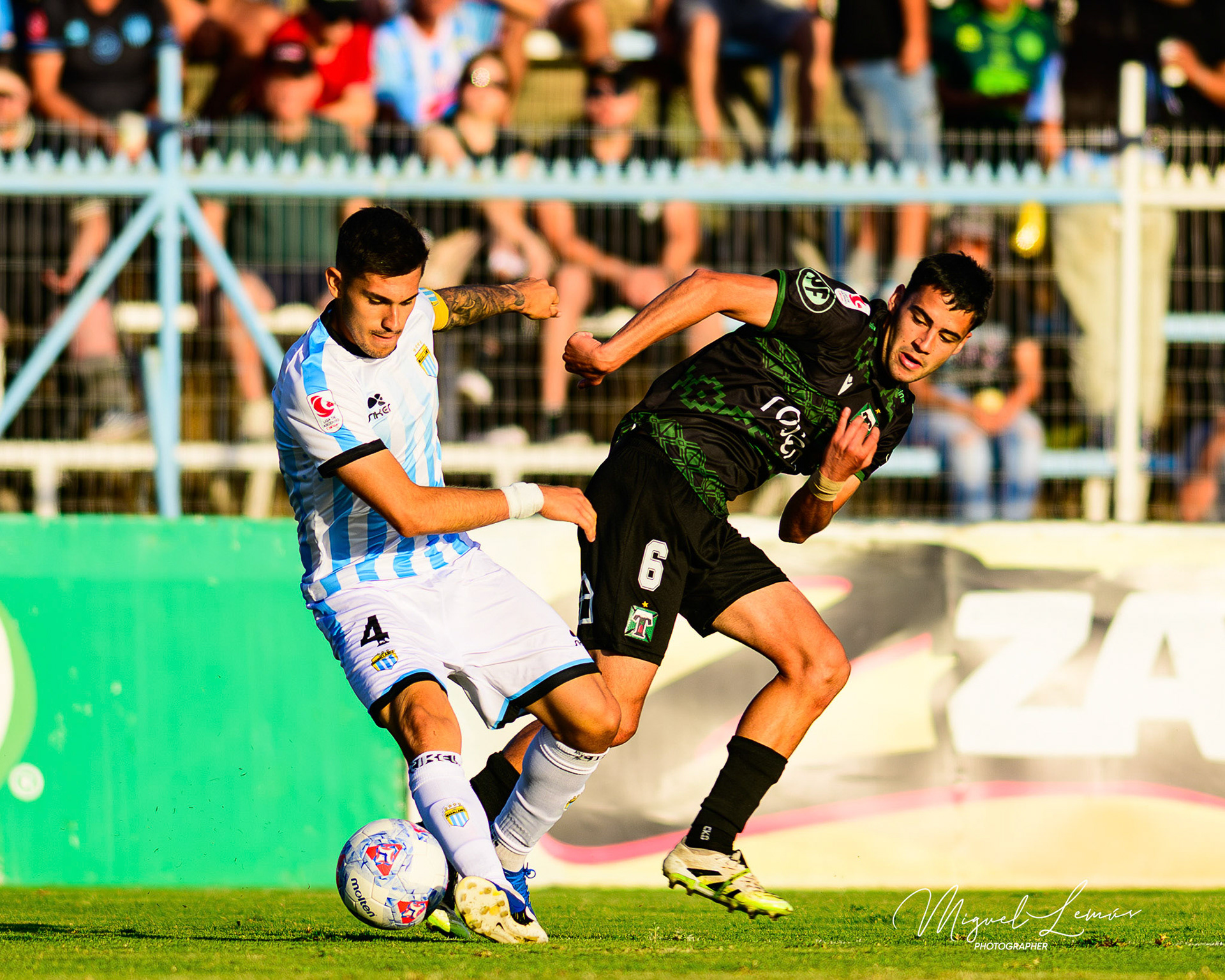 Santiago, Chile - 2026-03-14: Acción del partido entre Deportes Magallanes vs Deportes Temuco  por la Liga de Ascenso 2026 disputado en el Estadio Municipal de San BernardoFoto: Miguel Lemus Dávila
