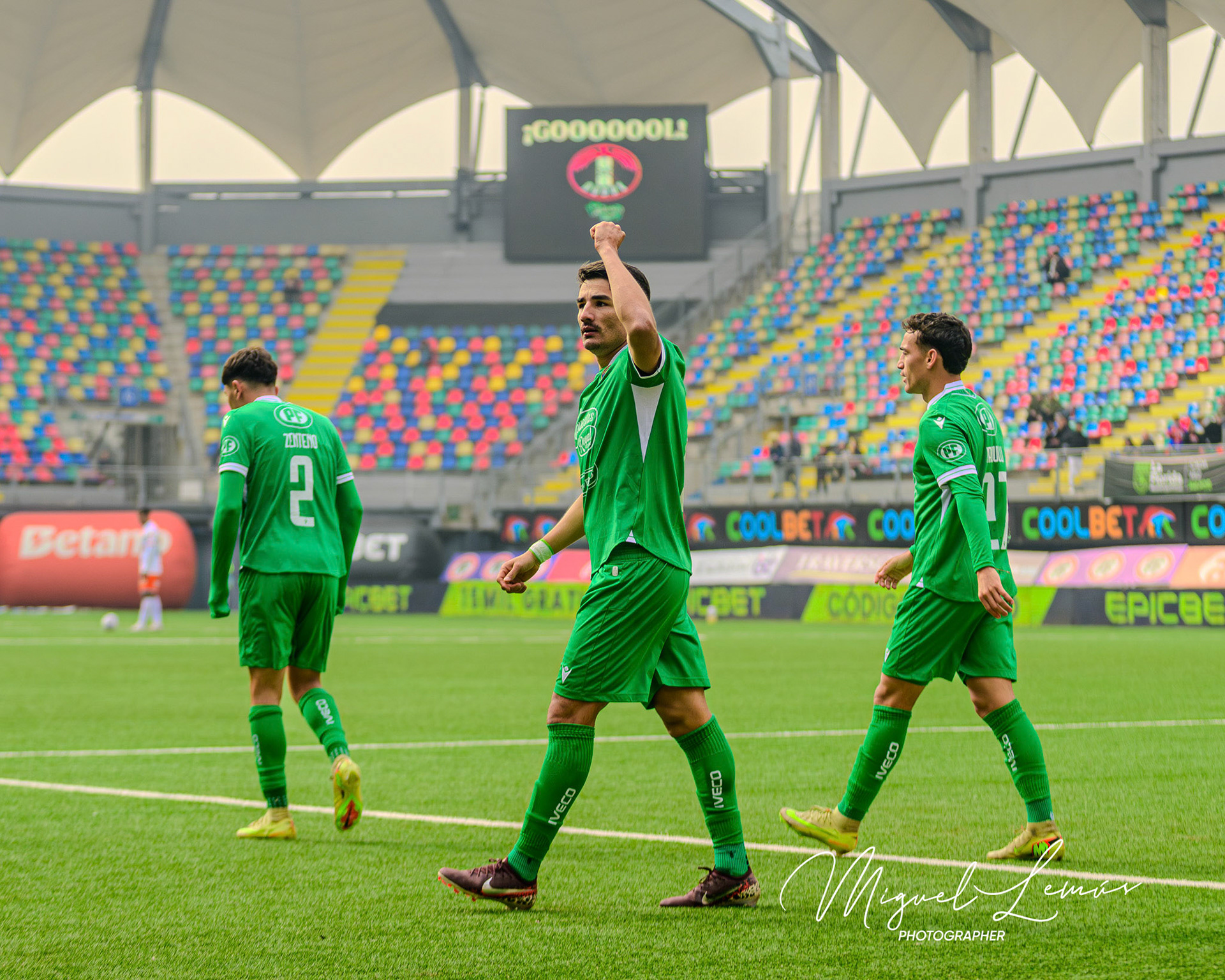Santiago, Chile - 2026-05-23: Acción del partido entre Audax Italiano y Cobresal  Liga de Primera 2026 disputado en el  Estadio Bicentenario de la FloridaFecha 13 del campeonato  2026Foto: Miguel Lemus Dávila