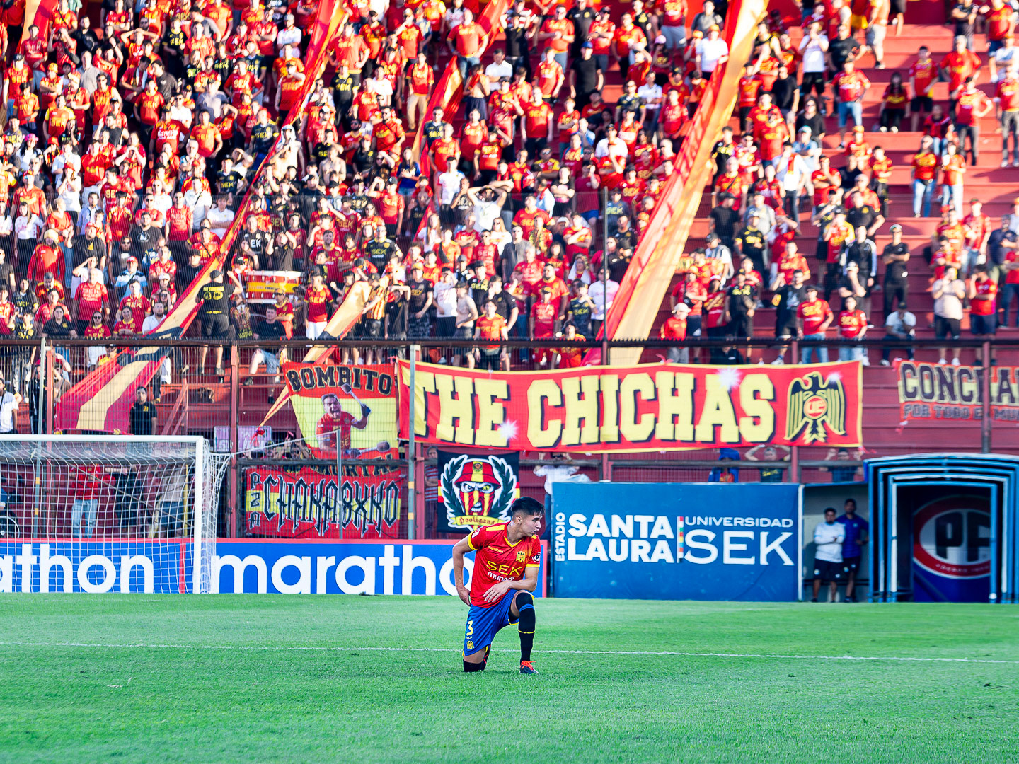 Santiago, Chile - 10 de marzo de 2026: partido entre Union Española y Deportivo Magallanes válido por la fecha 3 del 2026 ,Liga de Ascenso 2026, disputado en el Estadio Santa LauraFoto: Miguel Lemus Dávila