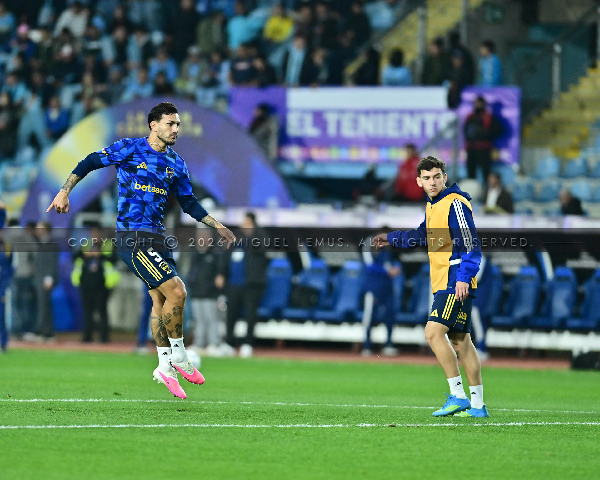 General view of play during the Copa Sudamericana 2026  match between Boca Juniors   and    Club Deportivo O'Higgins at  Estadio El teniente de Rancagua , Chile, 2026-07-30 20:02(Photo by Miguel Lemus)