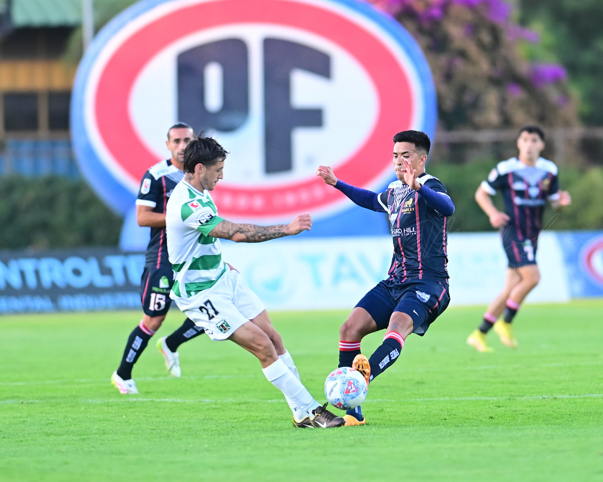Santiago, Chile - 2026-03-27: Acción del partido entre Deportes Recoleta y Deportes Temuco  por la Liga de Ascenso 2026 disputado en el Estadio Municipal de San Bernardo.Foto: Miguel Lemus Dávila