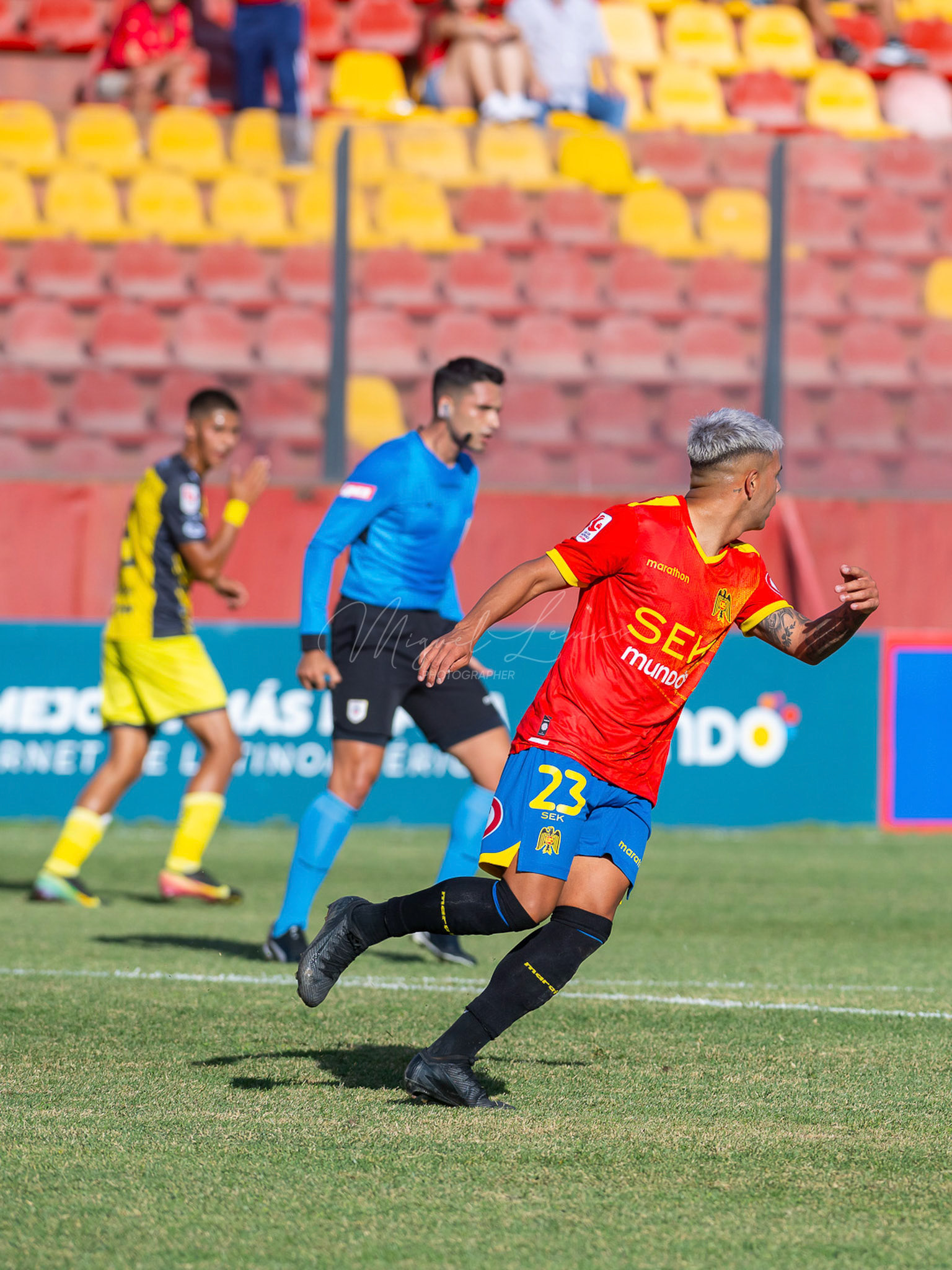 Santiago, Chile - 21 de febrero de 2026: partido entre Union Española y San Luis de Quillota válido por la fecha21 de febrero de 2026:de la Liga de Ascenso 2026, disputado en el Estadio Santa Laura. Foto: Miguel Lemus